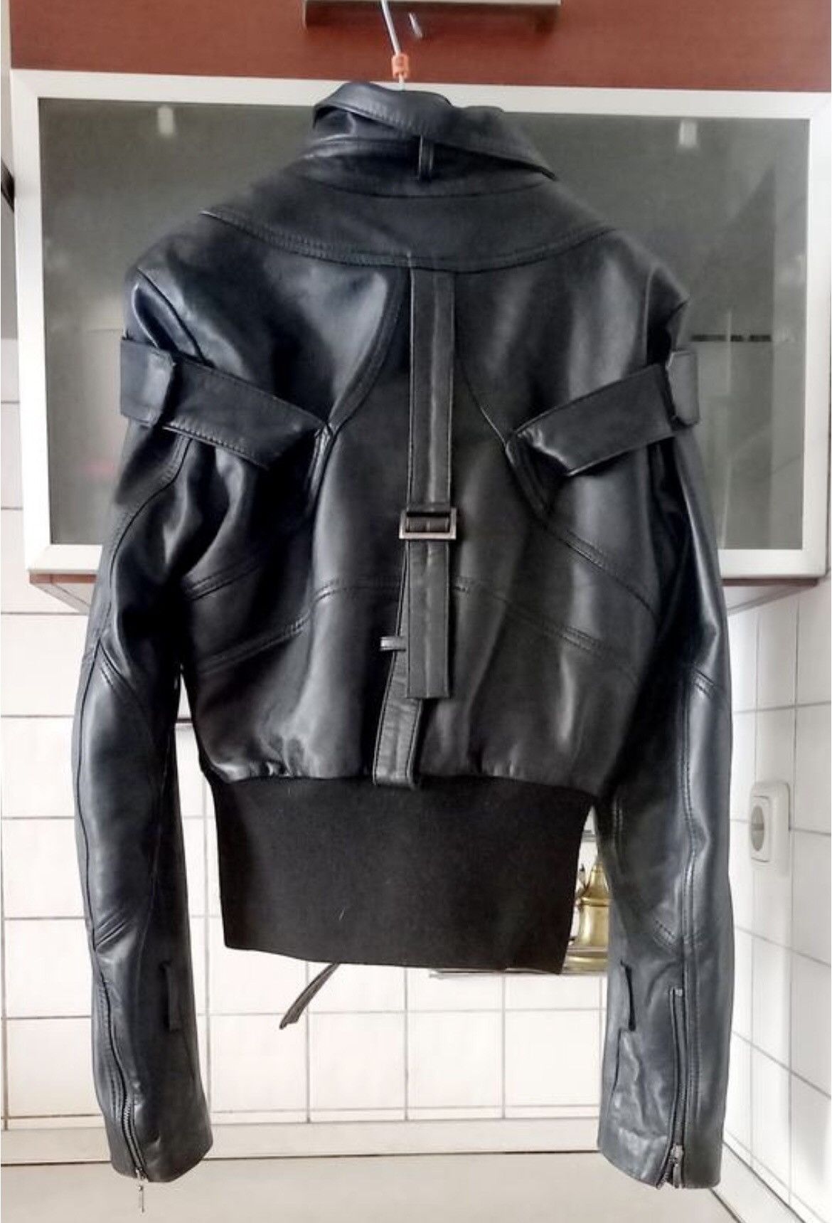 Dolce & Gabbana Dolce Gabbana belted bandaged archive leather bomber jacket Size M / US 6-8 / IT 42-44 - 5 Thumbnail