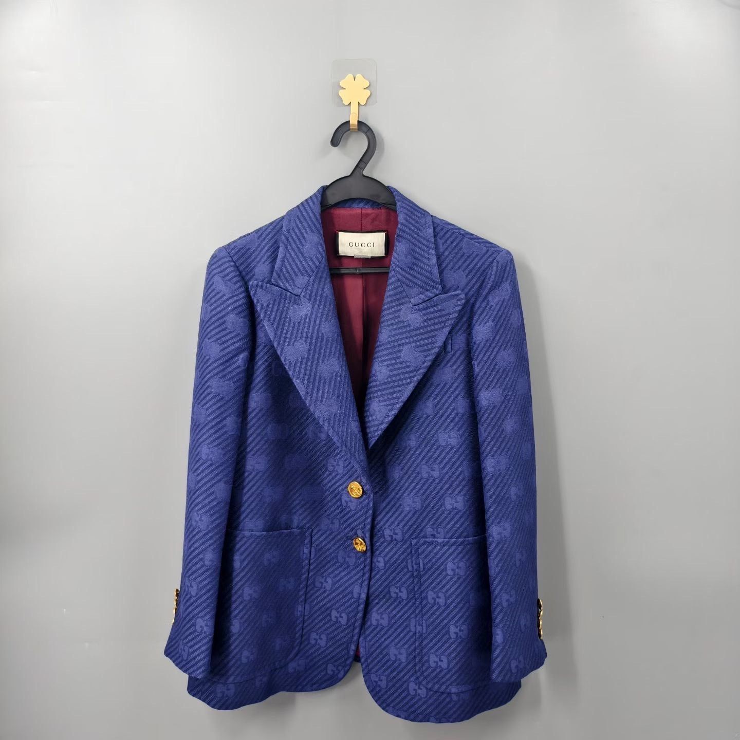 Gucci Gucci Blue Suit 40r Men Size 40R - 1 Thumbnail
