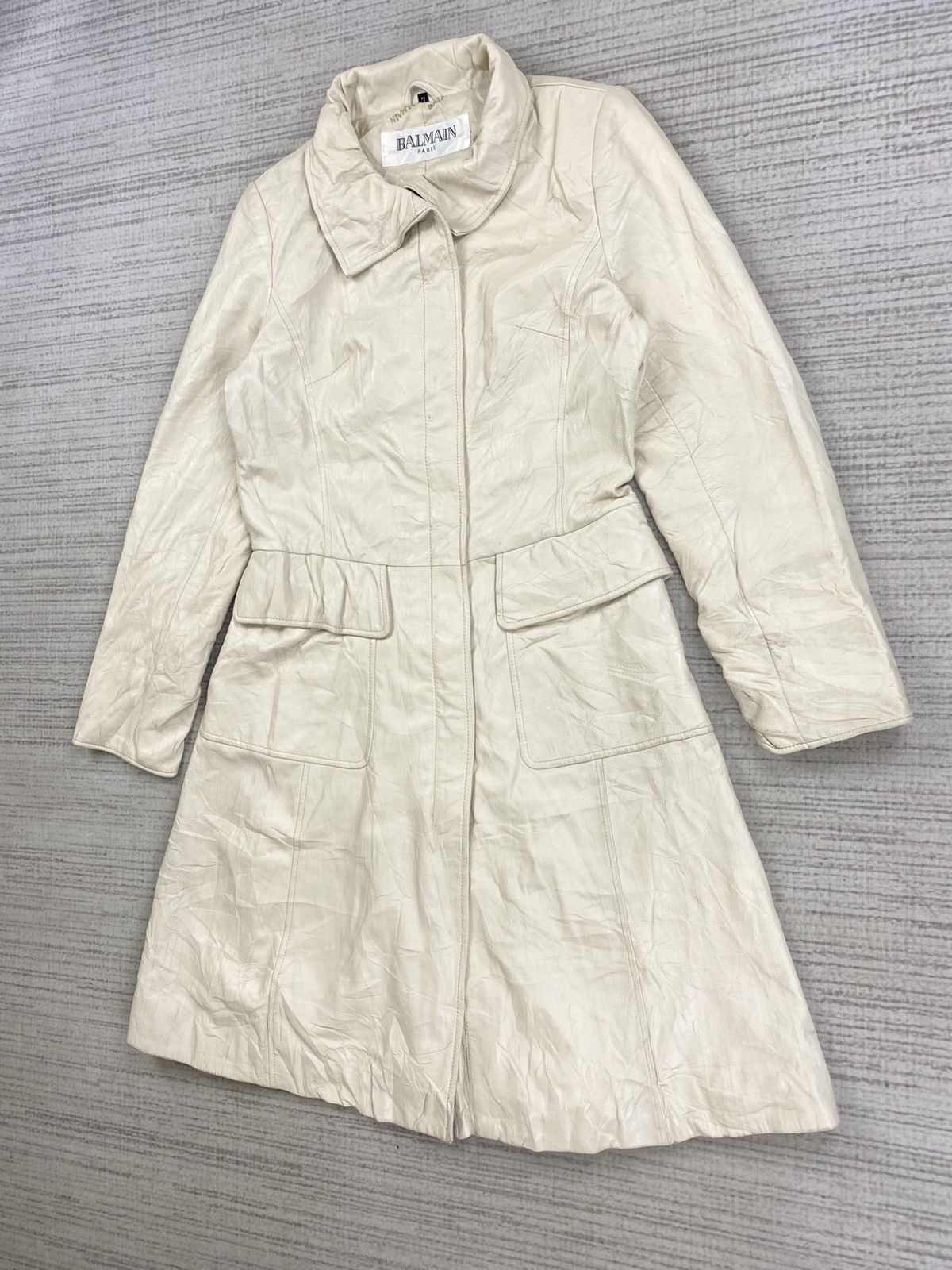 Balmain Vintage Balmain Paris Sheepskin Long Jacket Size S / US 4 / IT 40 - 4 Thumbnail