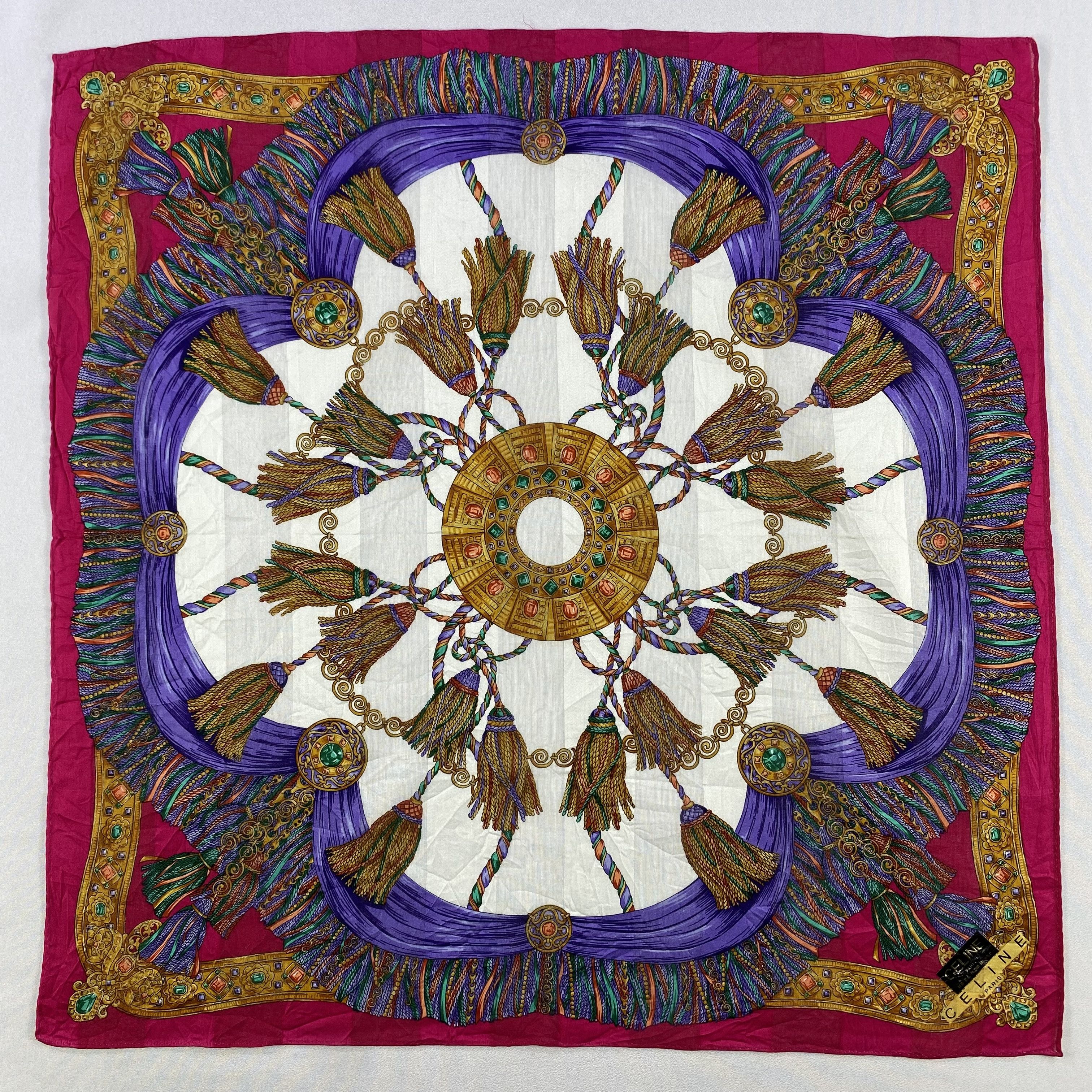 Celine × Vintage Celine Bandana/ Handkerchief / Neckerchief Size ONE SIZE - 1 Thumbnail