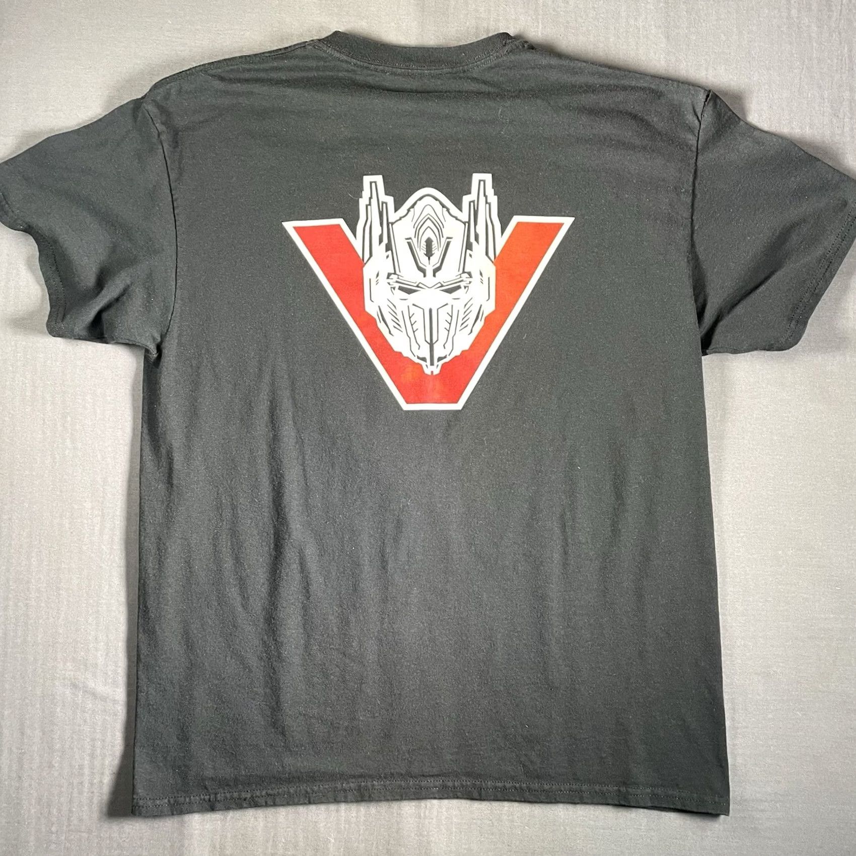 Hanes VINTAGE Transformers Crew Shirt Men’s L Hanes Beefy-T Black Short Sleeve Crew Neck Logo Movie 2010s Mens Size US L / EU 52-54 / 3 - 3 Thumbnail