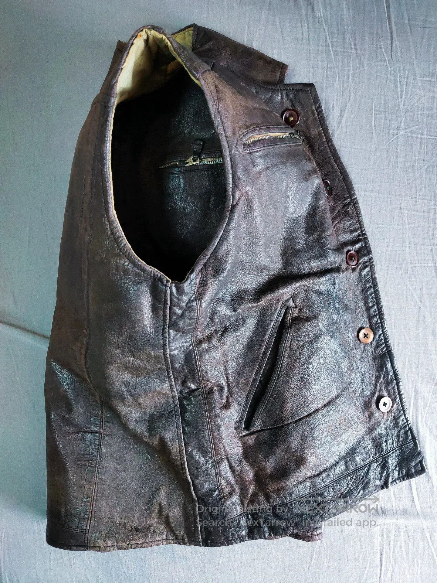 Vintage Vintage Leather Vest. Size US M / EU 48-50 / 2 - 4 Thumbnail
