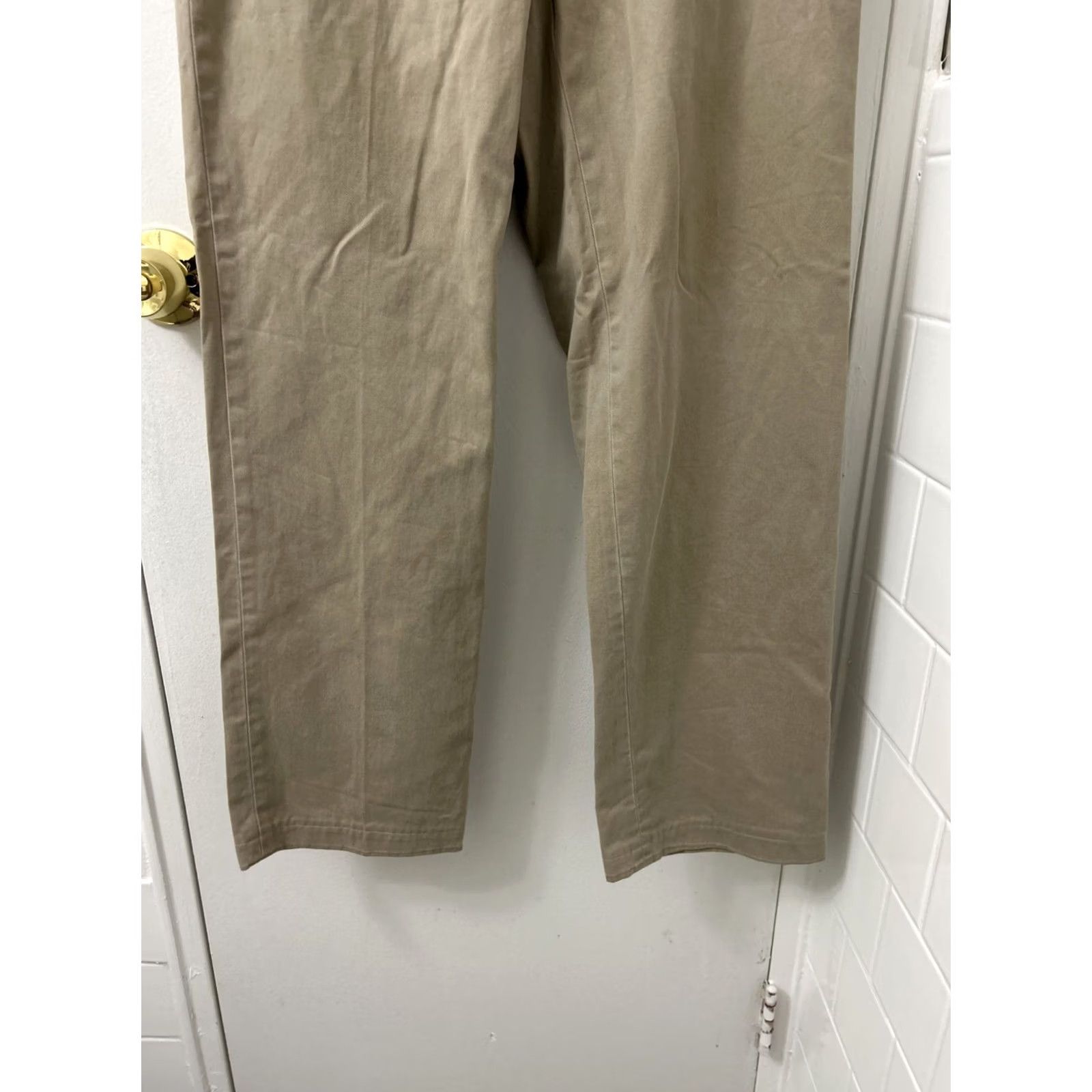 Polo Ralph Lauren Polo Ralph Lauren Pants Mens 32x32 Tan Chino Classic Fit Cotton Twill YKK Solid Front Logo Stretch Straight 32 in Regular Mens Size US XS / EU 42 / 0 - 3 Thumbnail