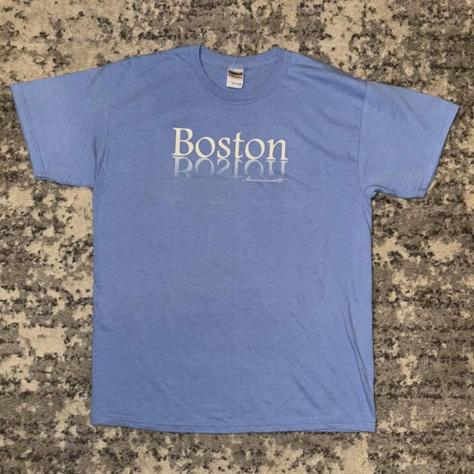 Vintage 00s Boston Massachusetts Destination Shirt Size US L / EU 52-54 / 3 - 1 Thumbnail