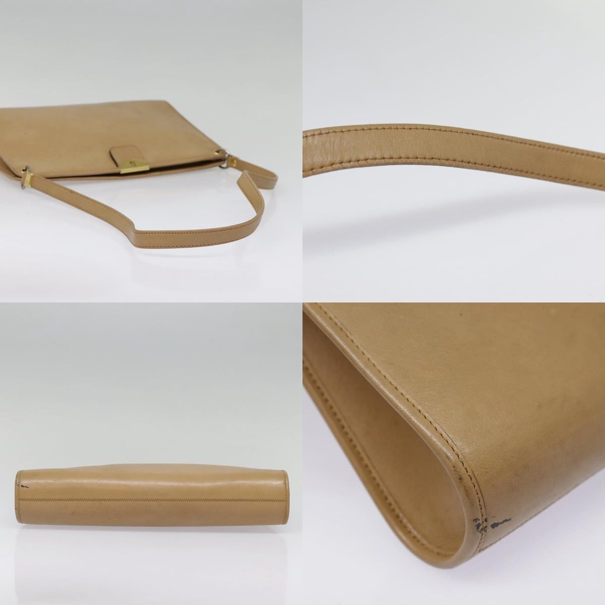 Dior DIOR Shoulder Bag Leather Beige Gold Size ONE SIZE - 10 Thumbnail