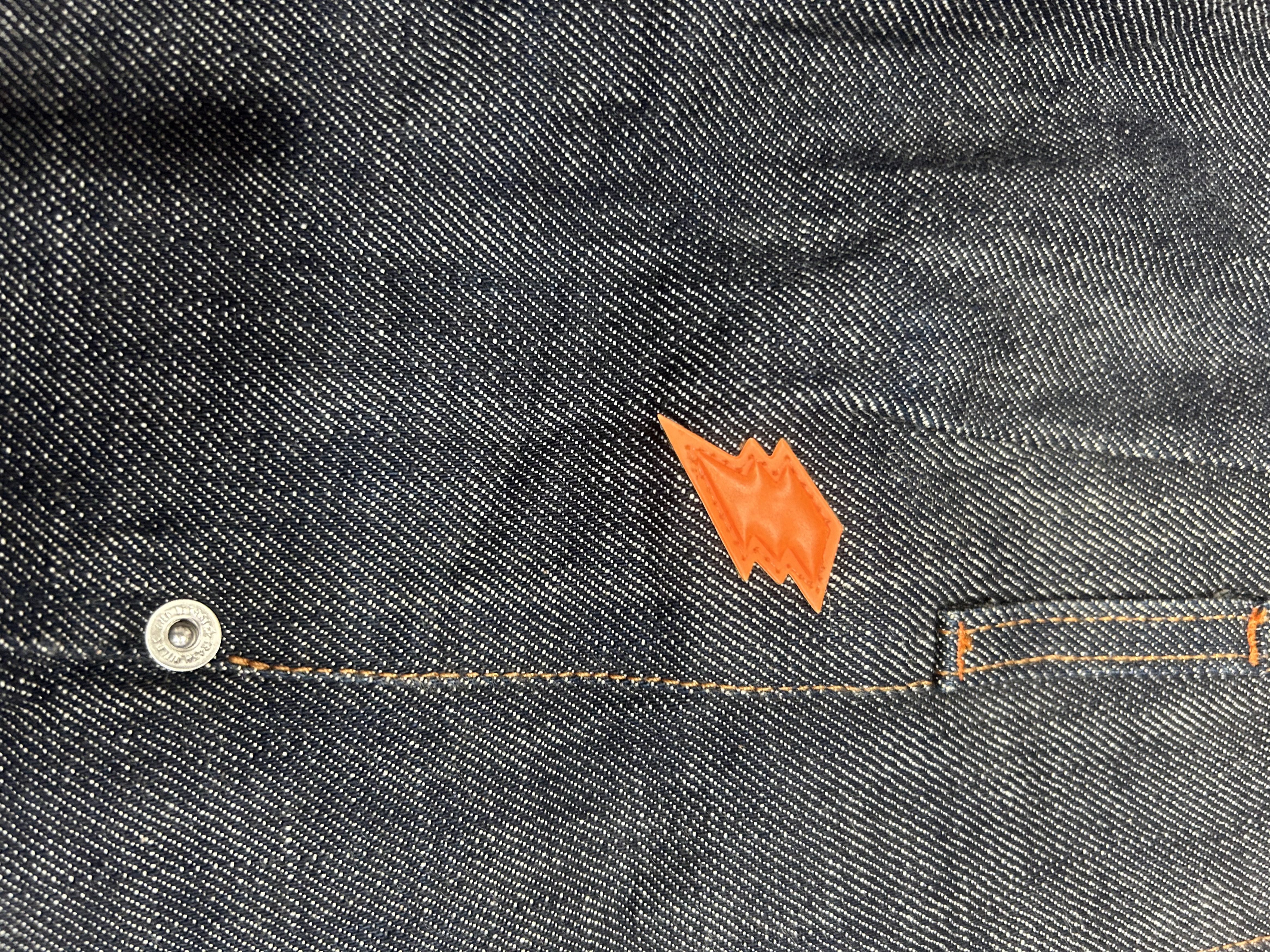 W&LT Vintage W. & L.T. "Kiss the Future" Archival Denim Skirt. Size 30" / US 8 / IT 44 - 6 Thumbnail