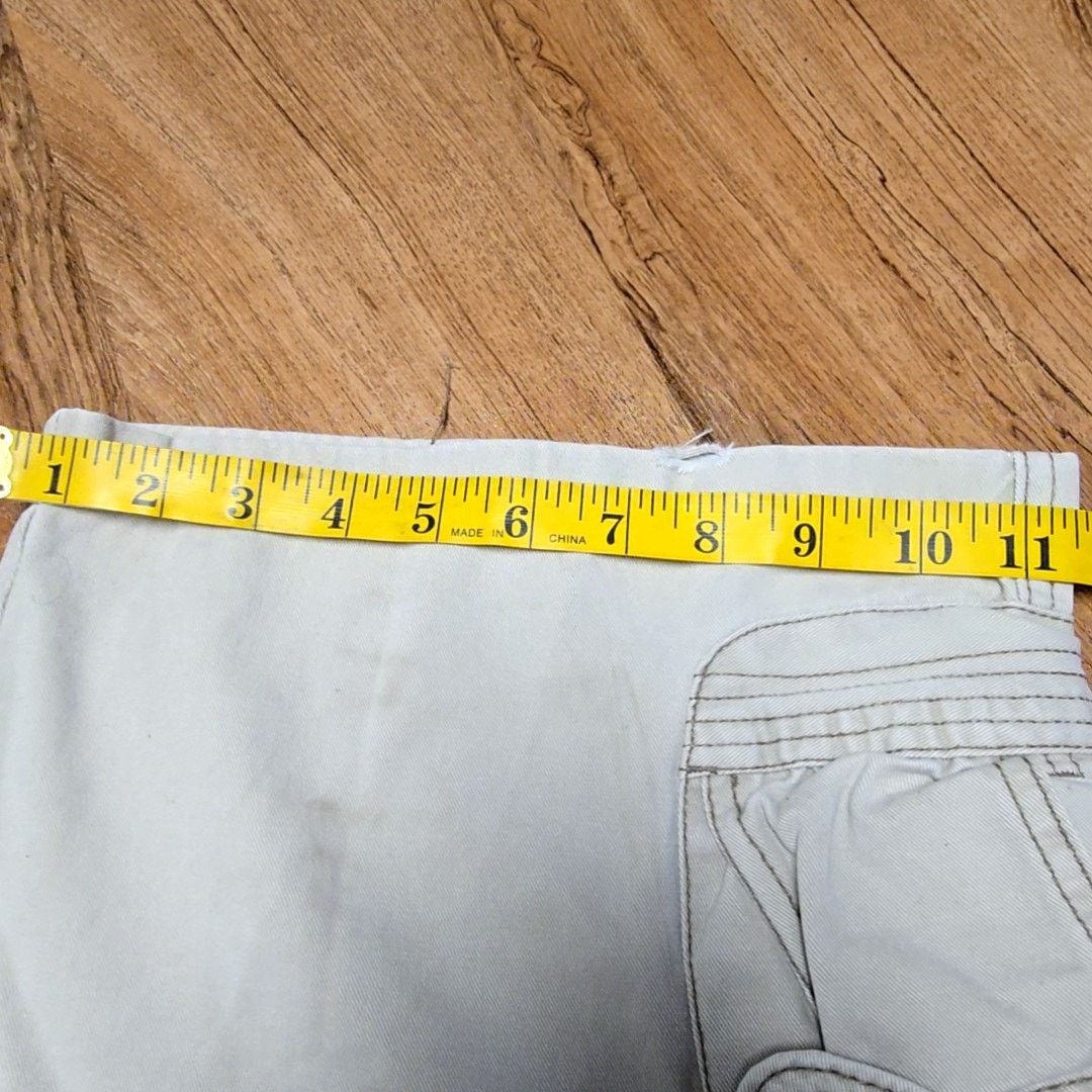 Iron Co. Iron Cargo Shorts Beige Multi-Pocket Utility Mens 32 Shorts Size US 32 / EU 48 - 13 Thumbnail