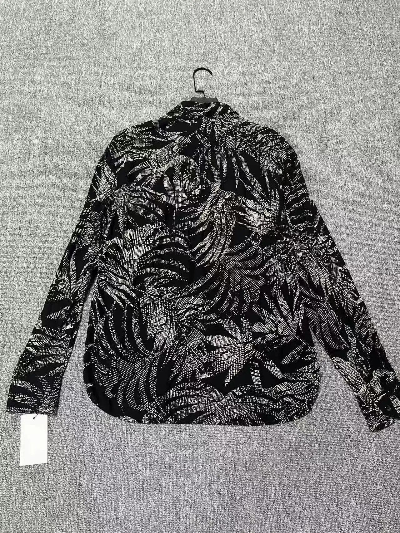 Saint Laurent Paris Saint Laurent Palm Print Casual Shirt. Size US M / EU 48-50 / 2 - 2 Thumbnail