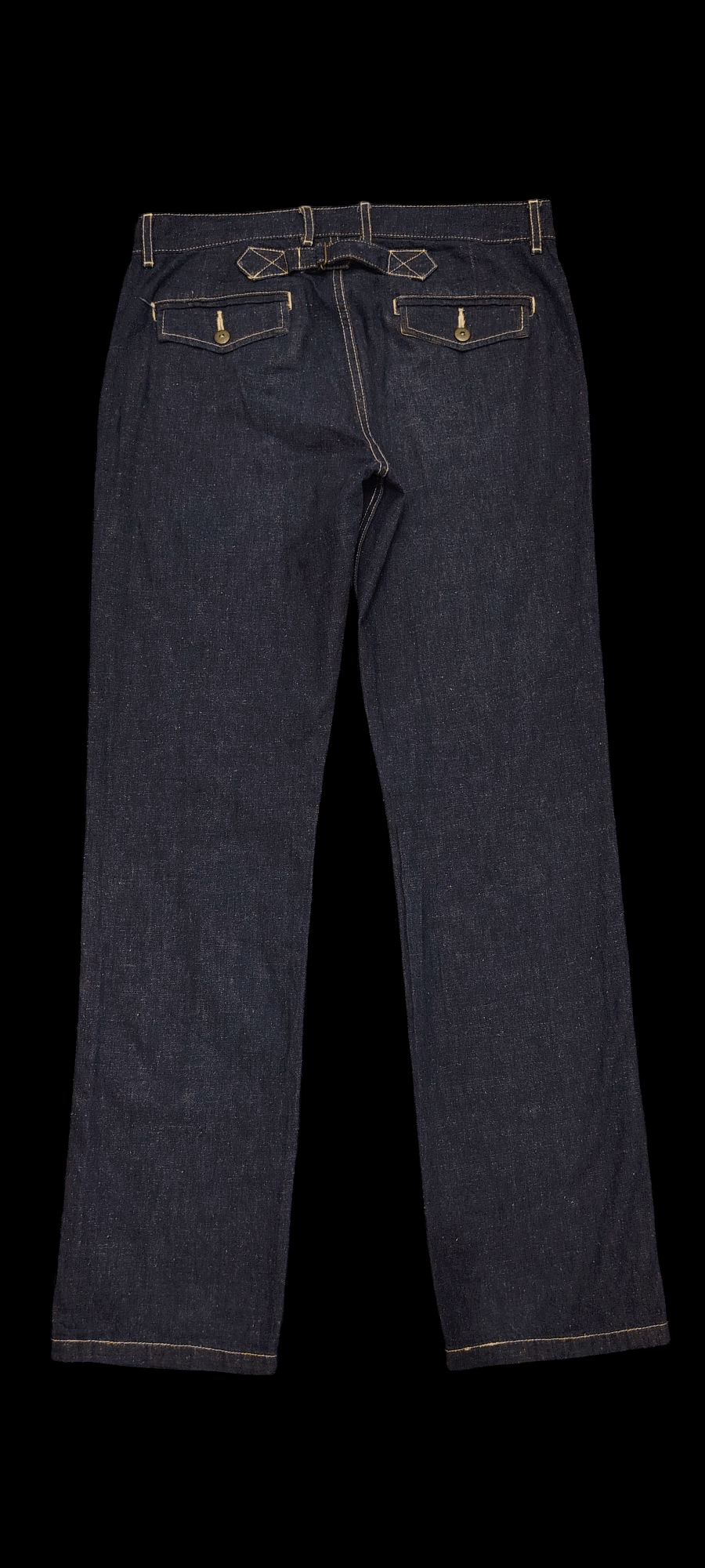 Japanese Brand Rare!!! Japanese Grand global jeans With buckle Size US 32 / EU 48 - 2 Thumbnail