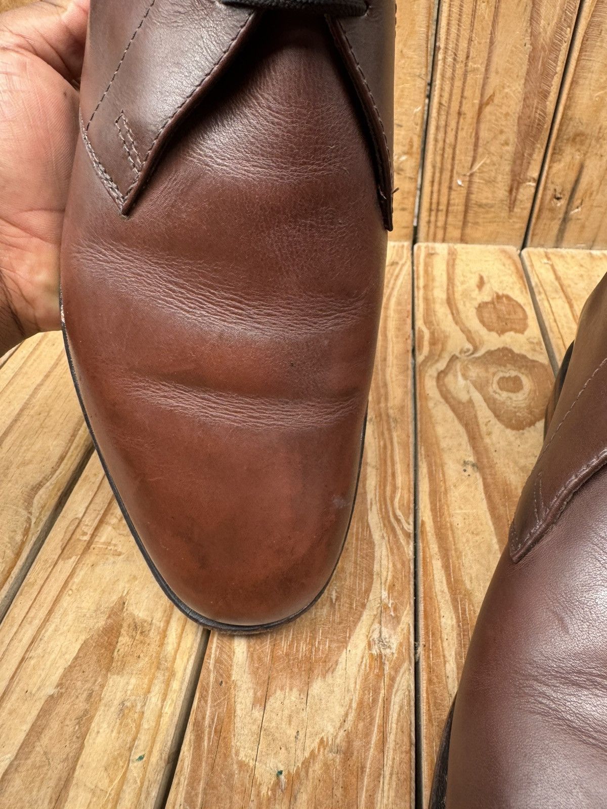 Loake Loake Shoemakers brown Men’s Chukka leather boots US 10 F Size US 10 / EU 43 - 13 Thumbnail