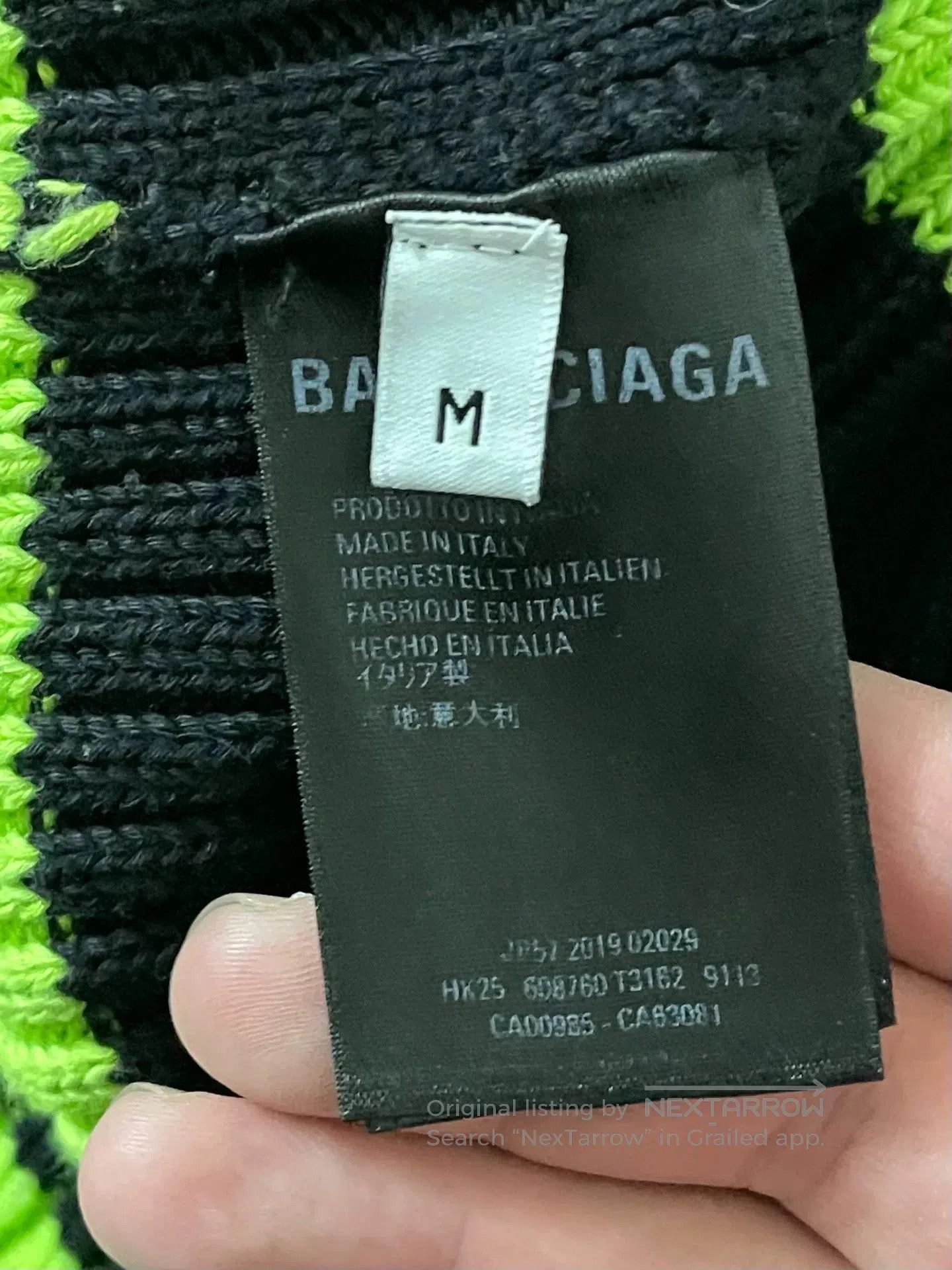 Balenciaga balenciaga striped logo sweater. Size M / US 6-8 / IT 42-44 - 5 Thumbnail