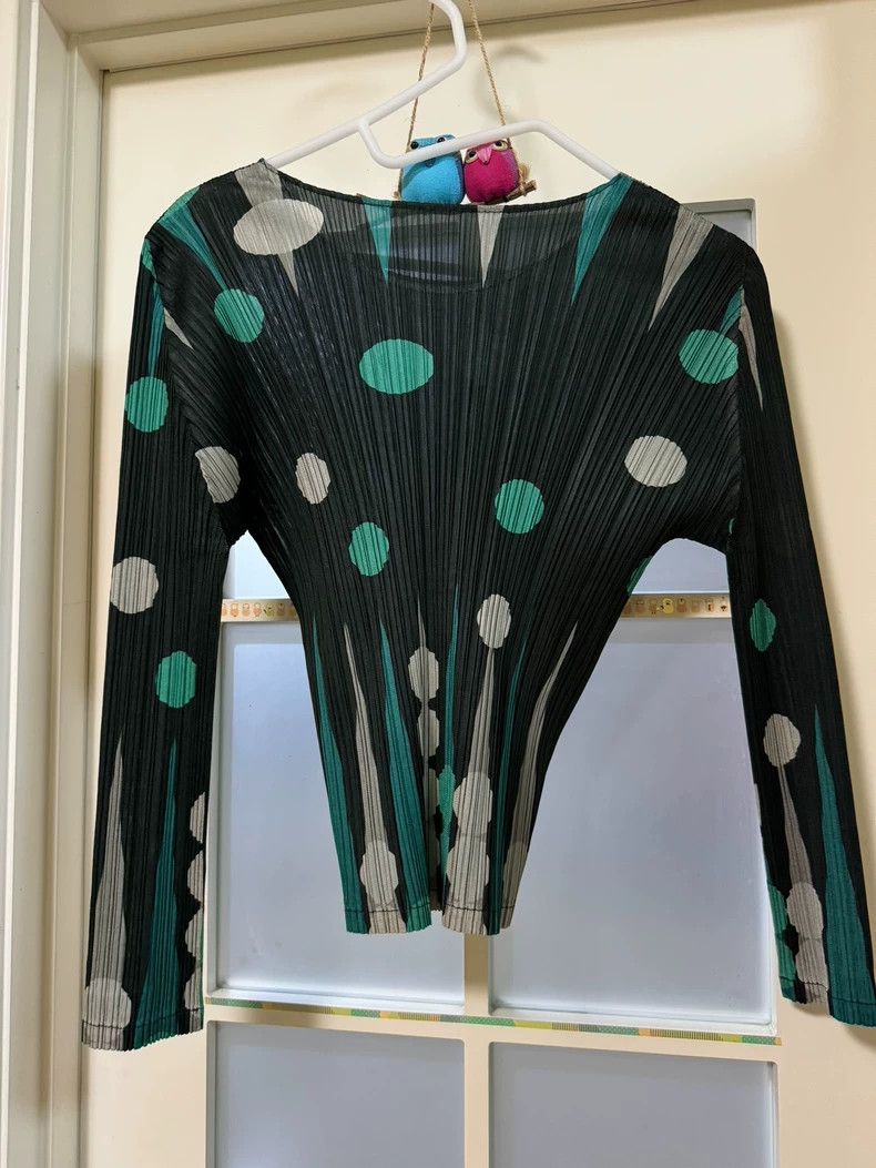 Issey Miyake issey miyake size:3 Polka dot top 2505-Nextarrow Size XXS / US 00 / IT 34 - 2 Thumbnail