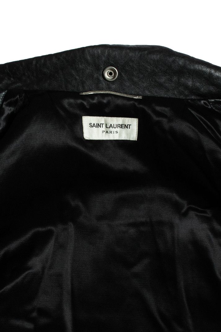 Saint Laurent Paris Saint Laurent, 2016 black leather biker Size US L / EU 52-54 / 3 - 7 Thumbnail