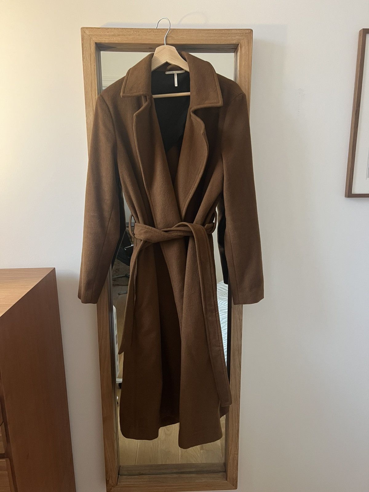 Free People Free people Classic Brown Belted Coat – Timeless & Minimal Size XS / US 0-2 / IT 36-38 - 1 Thumbnail
