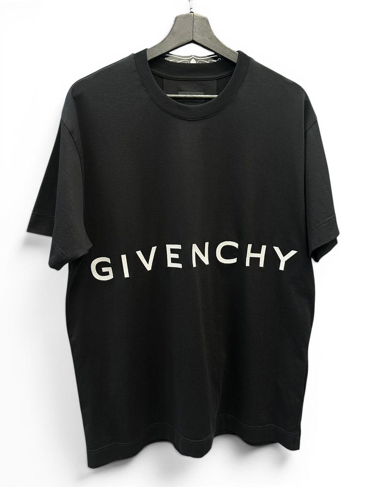 Givenchy Givenchy Black Logo Shirt Size US S / EU 44-46 / 1 - 1 Thumbnail