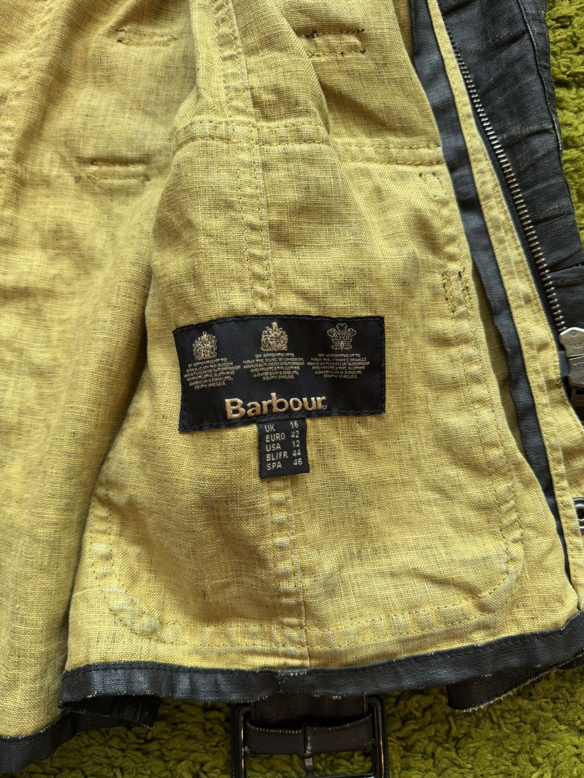 Barbour Barbour International duralinen waxed belted jacket Size XL / US 12-14 / IT 48-50 - 10 Thumbnail