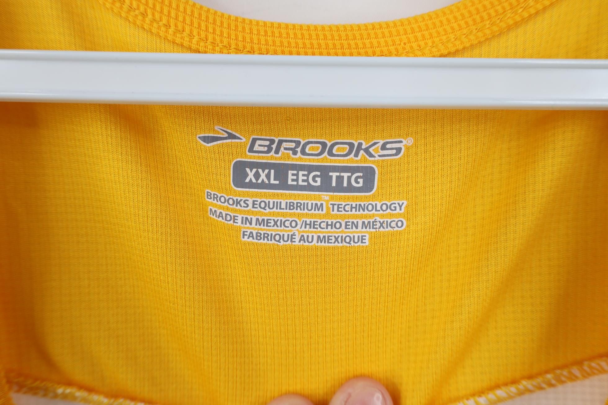 Brooks Vintage Brooks Running Knit Racing Singlet Jersey T-Shirt Size US XXL / EU 58 / 5 - 5 Thumbnail