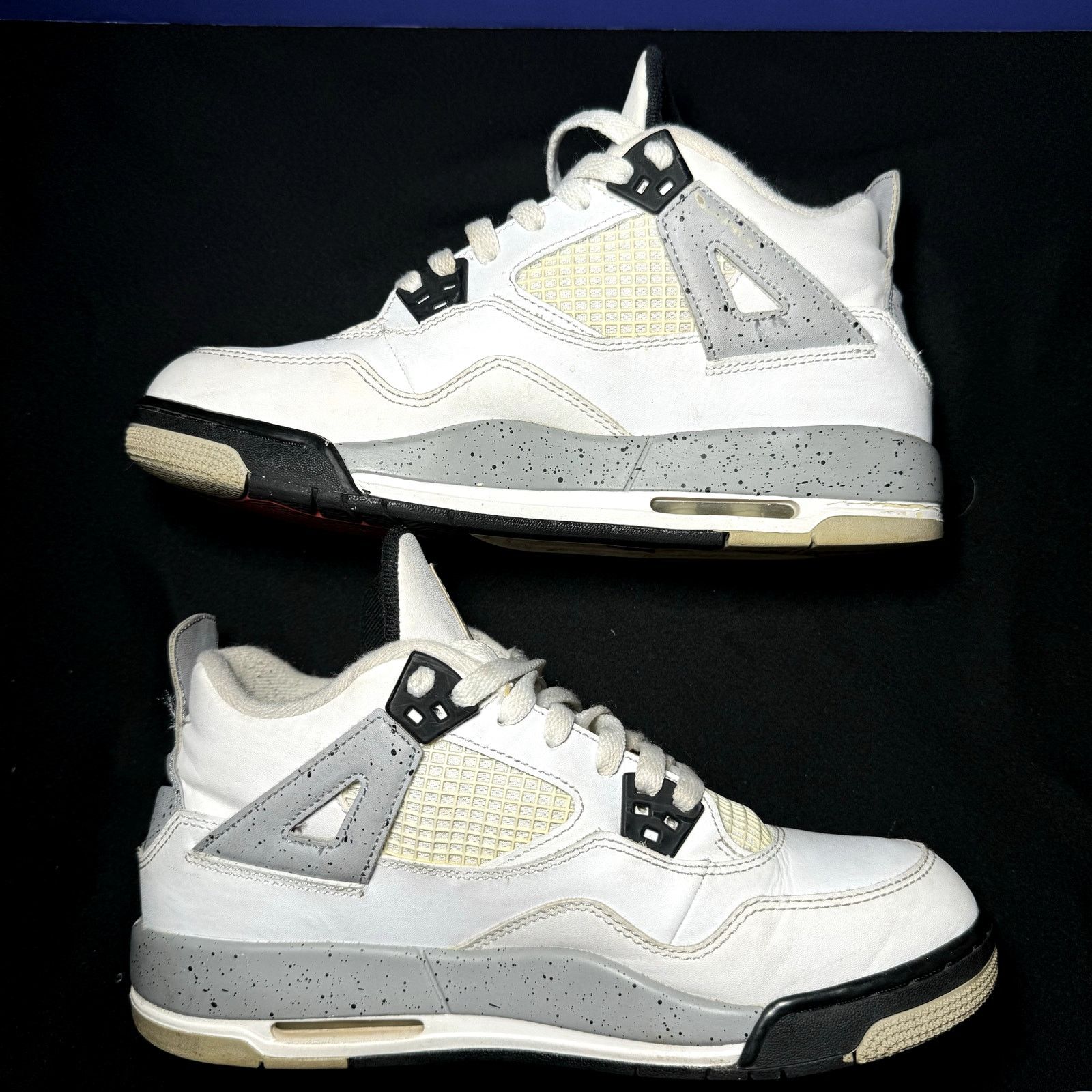 Jordan Brand × Nike Size 7 - Nike Air Jordan 4 Retro OG BG White Cement 2016 Size US 7 / EU 40 - 2 Thumbnail