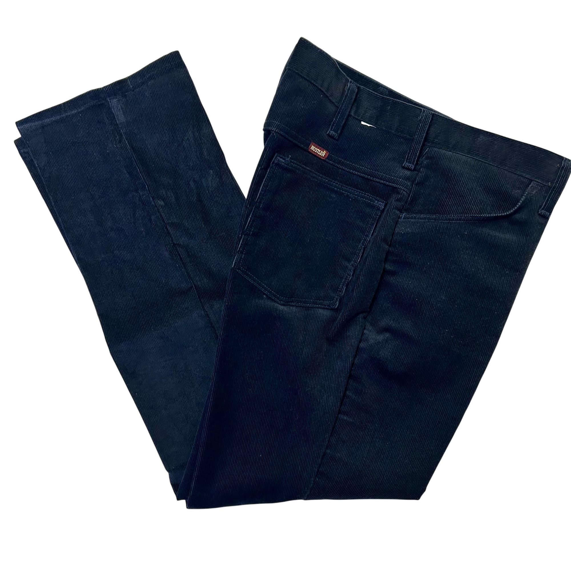 Rustler NEW NOS Vtg Rustler MoD CORDUROY Strait Leg Cords USA Pants Size US 34 / EU 50 - 9 Thumbnail