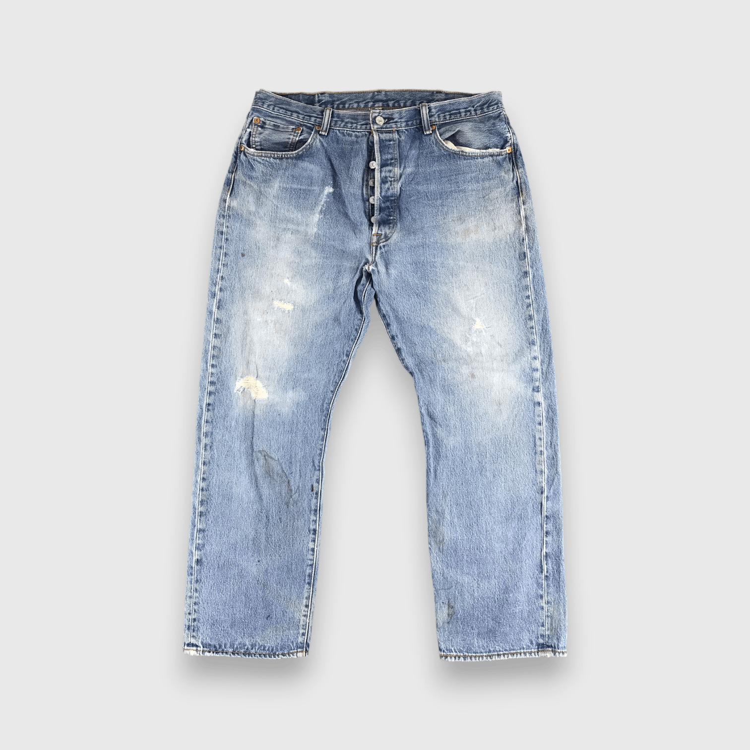 Levi's Vintage Levis 501 Jeans Stone Wash Denim -J344 Size US 37 - 1 Thumbnail
