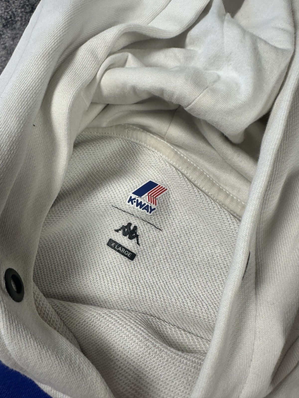 K-Way × Kappa Vintage Kappa K-way Lampas Hoodie Sportswear Rare Casual XL Size US XL / EU 56 / 4 - 3 Thumbnail
