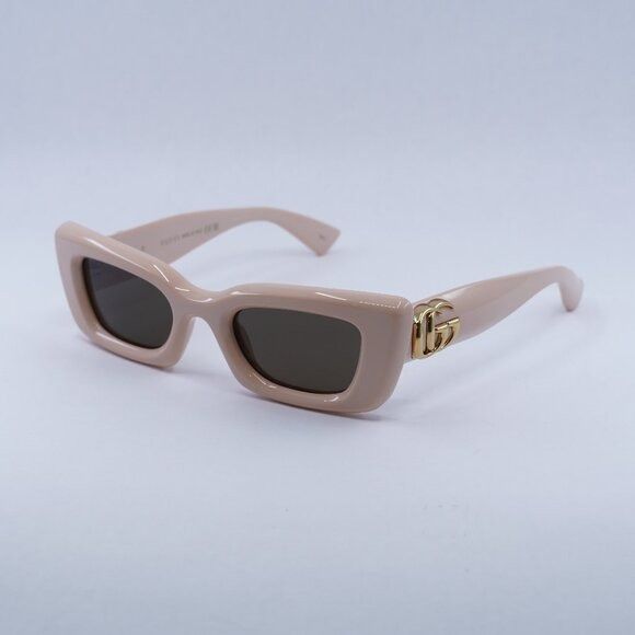 Gucci 🕶️ New Gucci GG1827S 005 Sunglasses - Pink Frame, Brown Size ONE SIZE - 1 Thumbnail