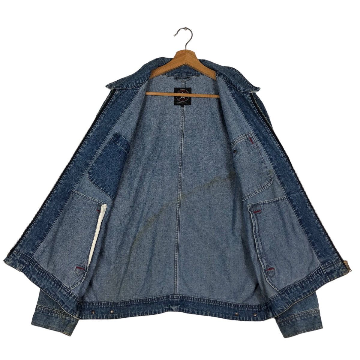 Japanese Brand 🔥Vintage Denim Chore Jacket Converse All Star USA Size US L / EU 52-54 / 3 - 13 Thumbnail