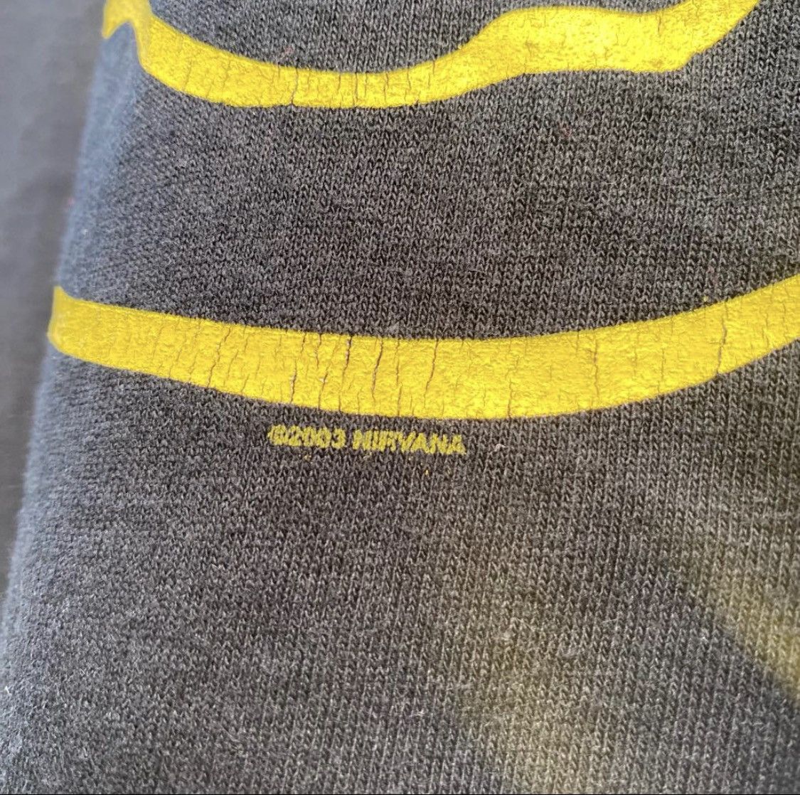 Band Tees Thrashed Faded Y2k Nirvana Band Tee Size US M / EU 48-50 / 2 - 2 Thumbnail