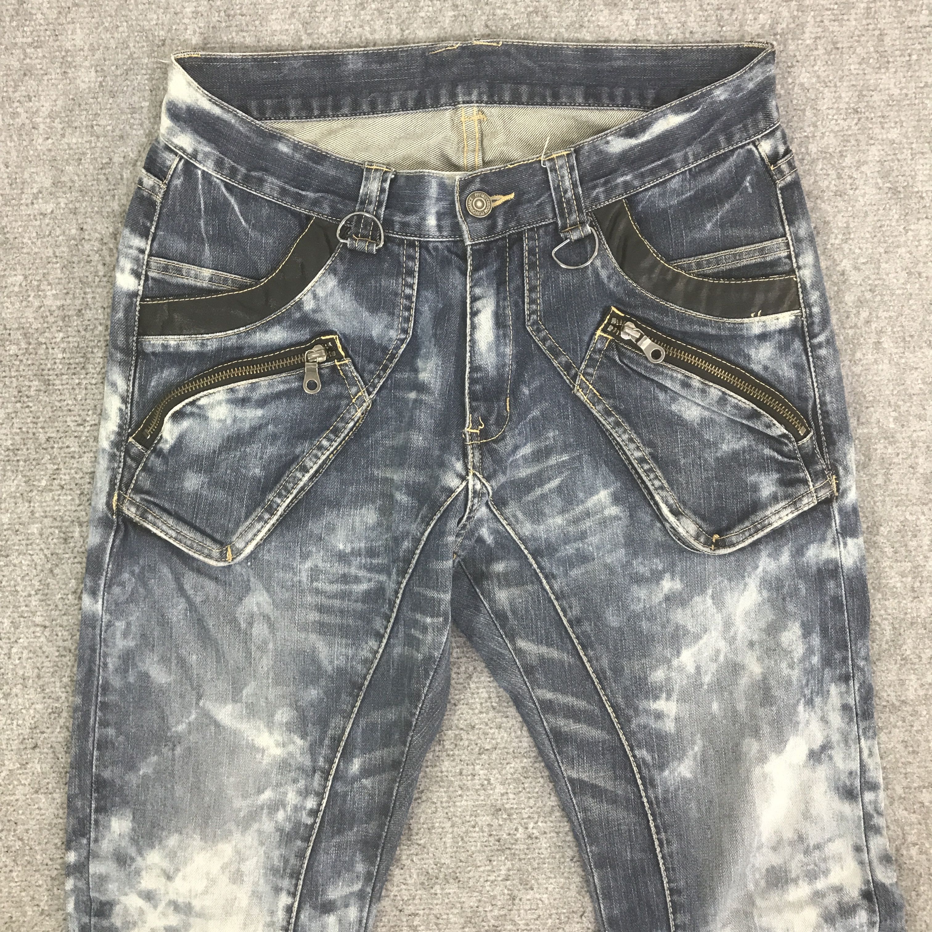 PPFM PPFM JAPAN BANANA DESIGN DENIM PANTSK129B4 Size US 30 / EU 46 - 2 Thumbnail