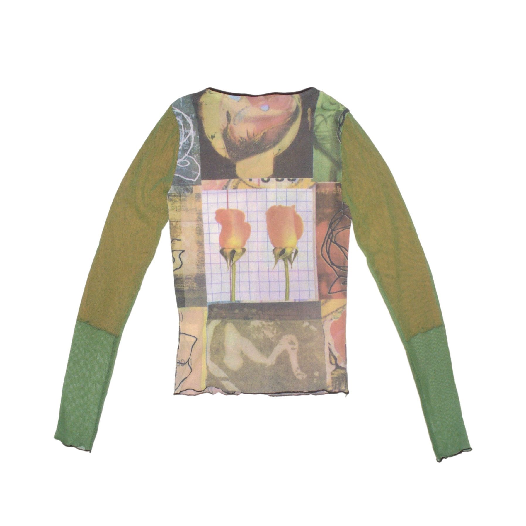 Cop Copine Cop Copine garden pattern 2000s sheer mesh top Size XS / US 0-2 / IT 36-38 - 4 Thumbnail
