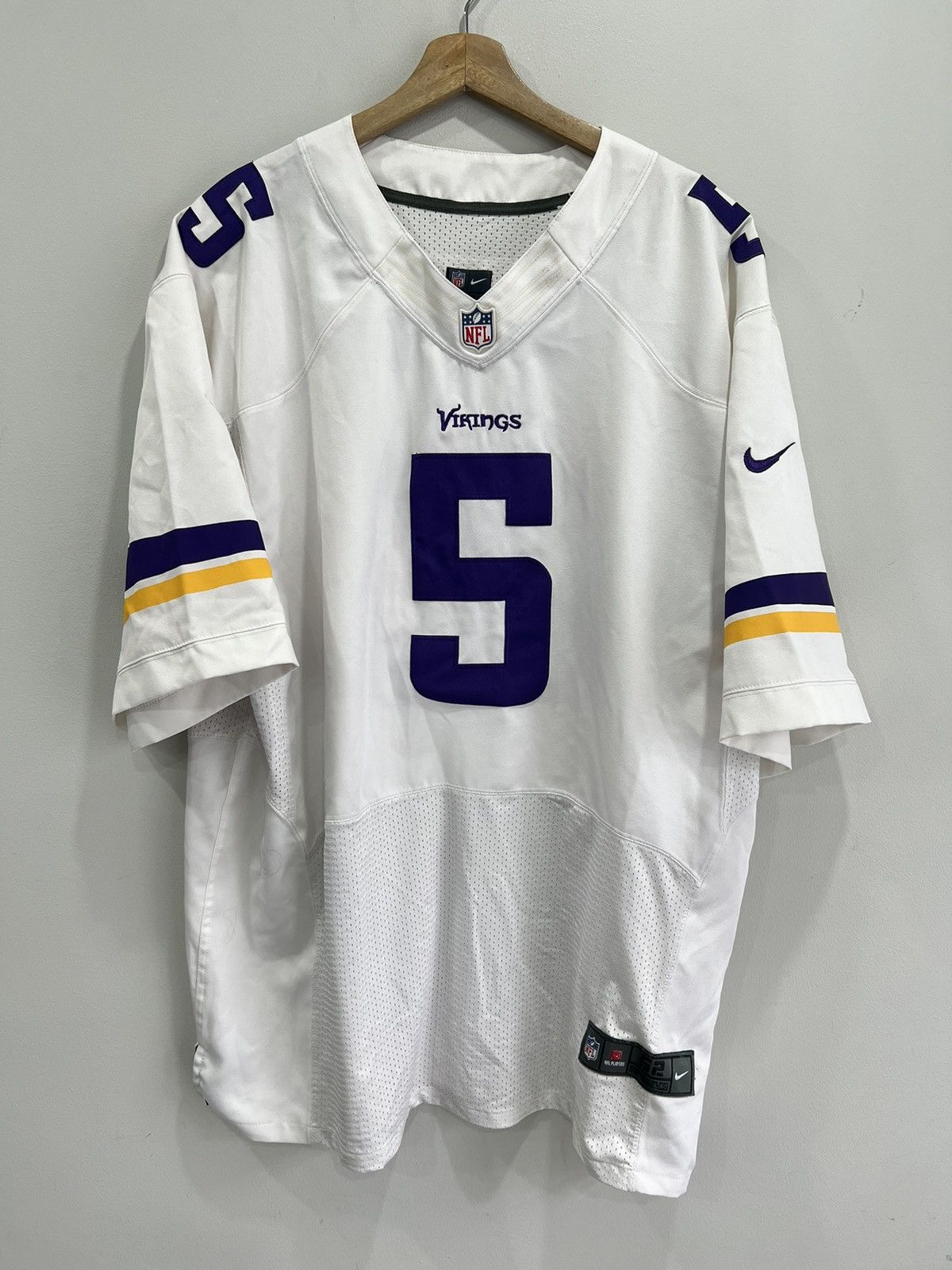 Nike Bridgewater Football Nfl Vikings jersey y2k 52