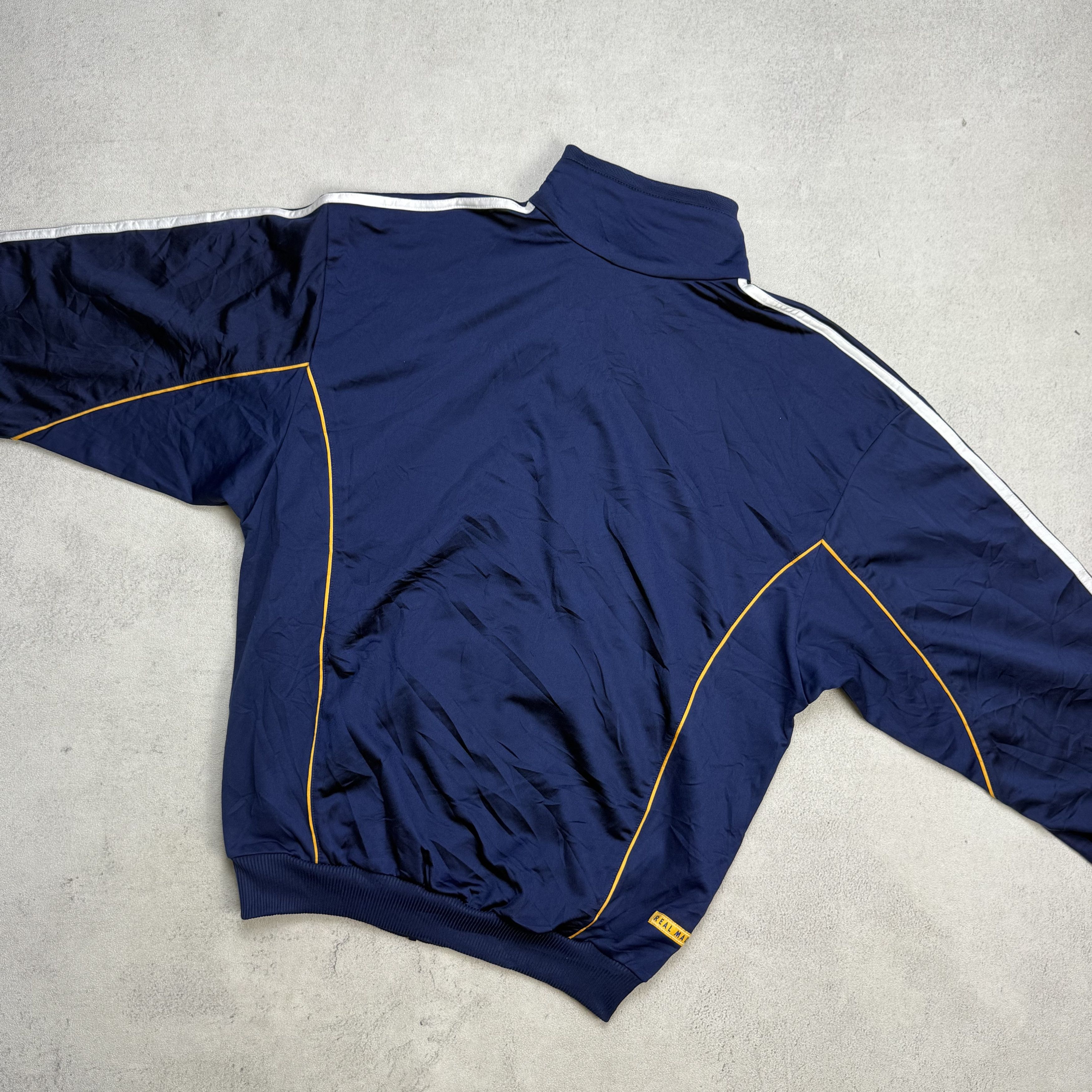 Adidas 1999-00 Adidas Real Madrid Track Jacket Size US M / EU 48-50 / 2 - 4 Thumbnail