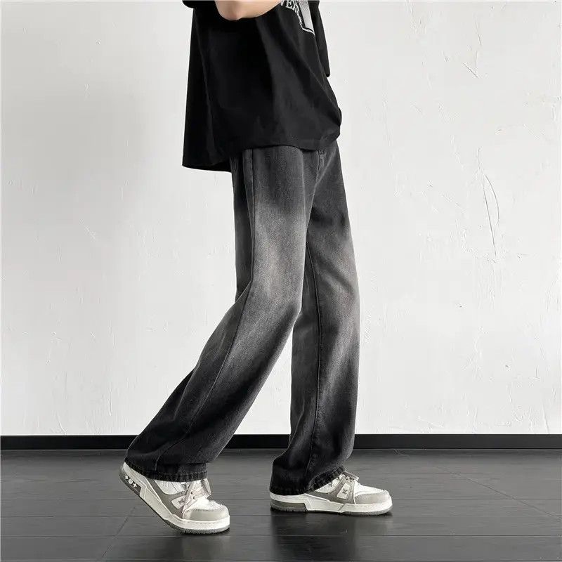 Japanese Brand Loose hip-hop straight leg wide leg jeans Size US 32 / EU 48 - 2 Thumbnail