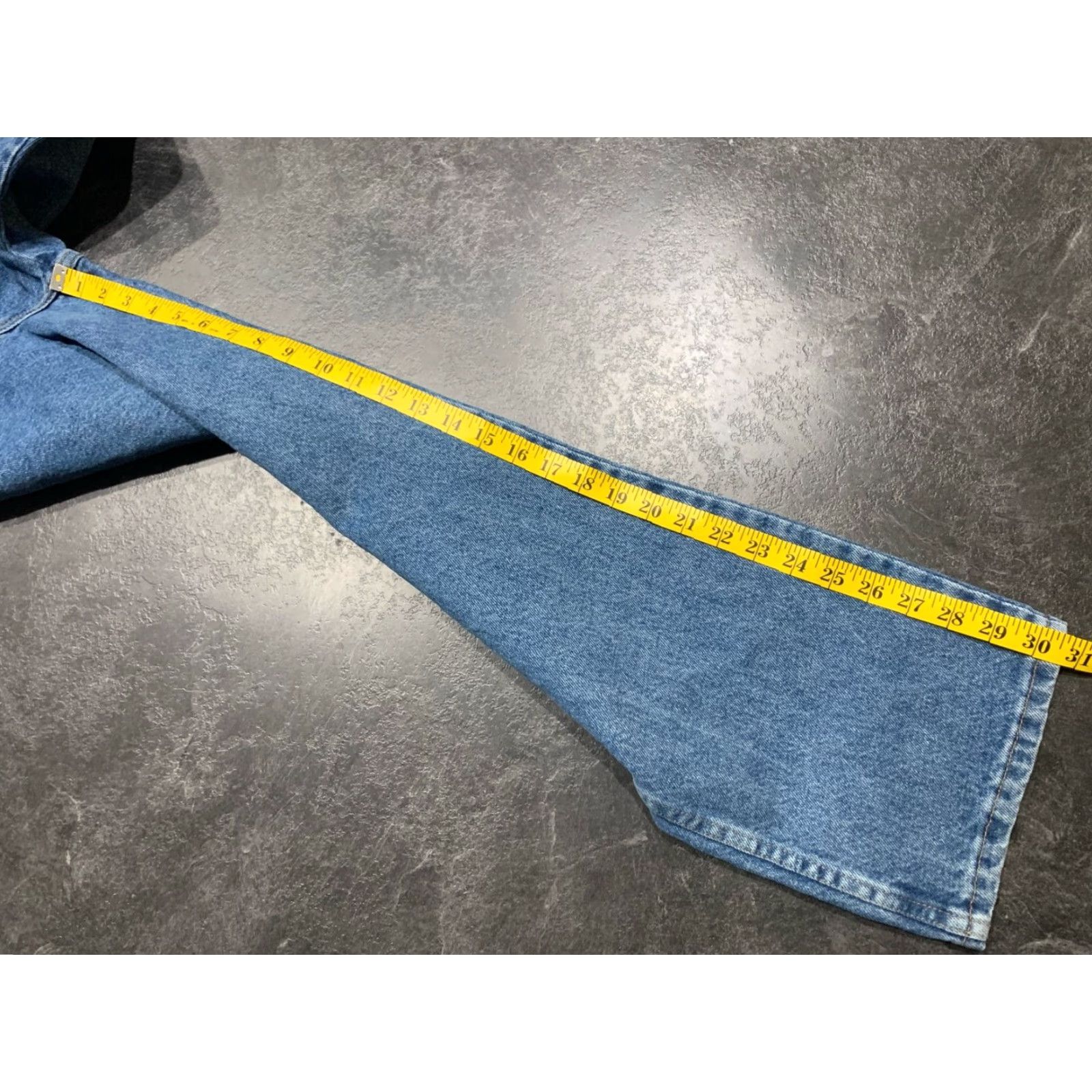 Wrangler VINTAGE Wrangler Jeans Men 34x30 Regular Fit Denim Western 90s Cotton Blue Size US 34 / EU 50 - 6 Thumbnail