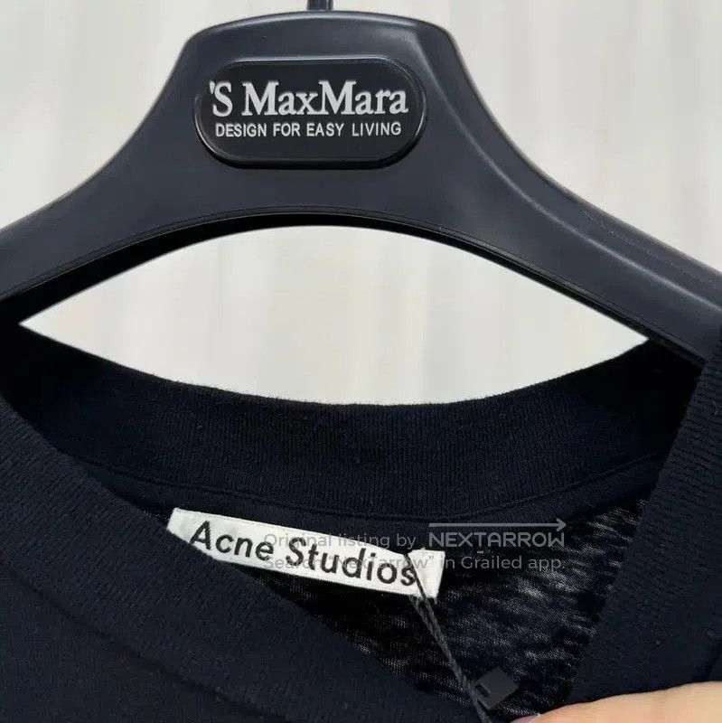 Acne Studios Acne Studios Black Logo T-Shirt for Summer. Size US XS / EU 42 / 0 - 5 Thumbnail