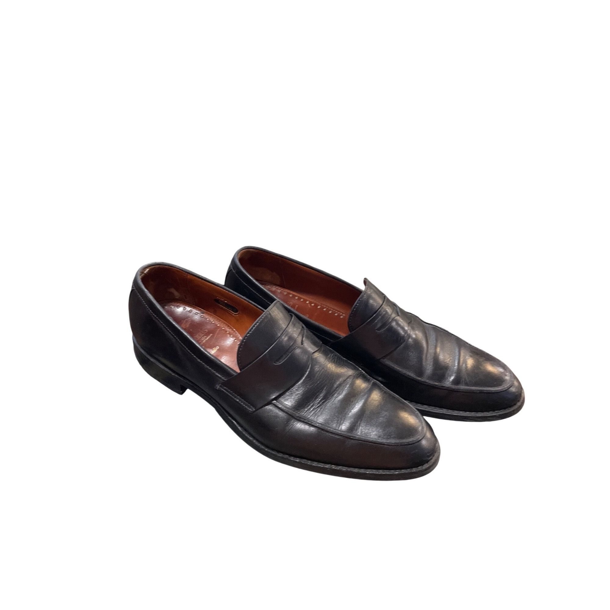 Allen Edmonds Allen Edmonds Presidio mens black leather slip loafers sz 12 Size US 12 / EU 45 - 17 Thumbnail