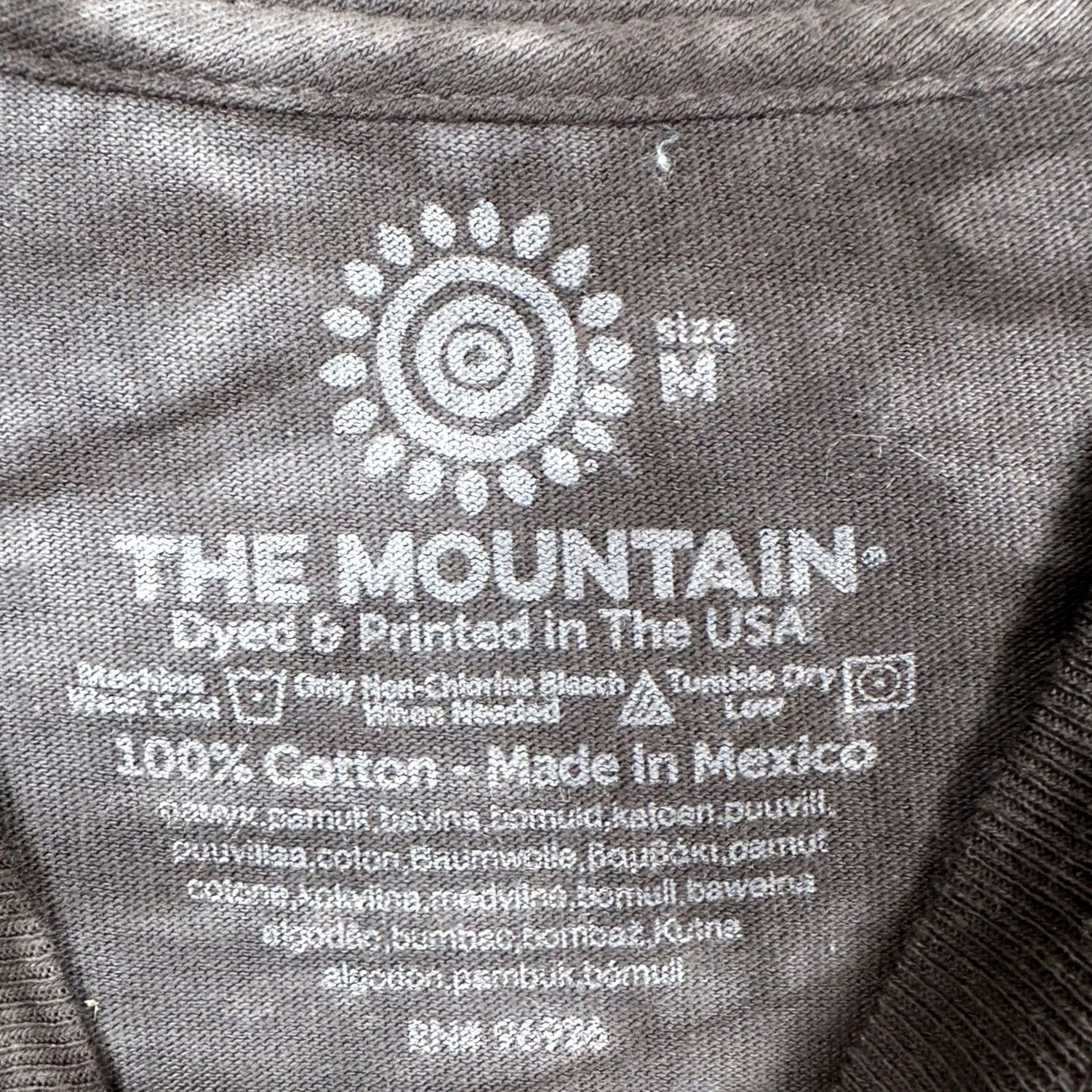 The Mountain The Mountain Unisex Medium T-Shirt Black Tie Dye Pitbull Graphic Print Unique Shirt Regular Short Sleeve Mens Womens Boys Girls} Size US M / EU 48-50 / 2 - 4 Thumbnail