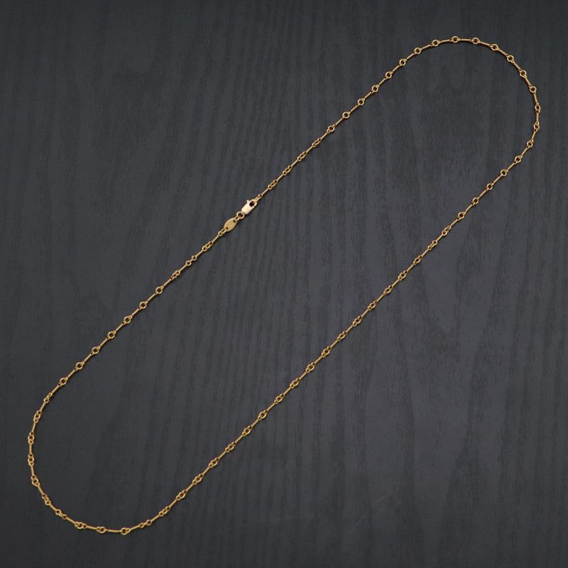 image of Chrome Hearts Gold Twist Chain - 24 Inch, Men's