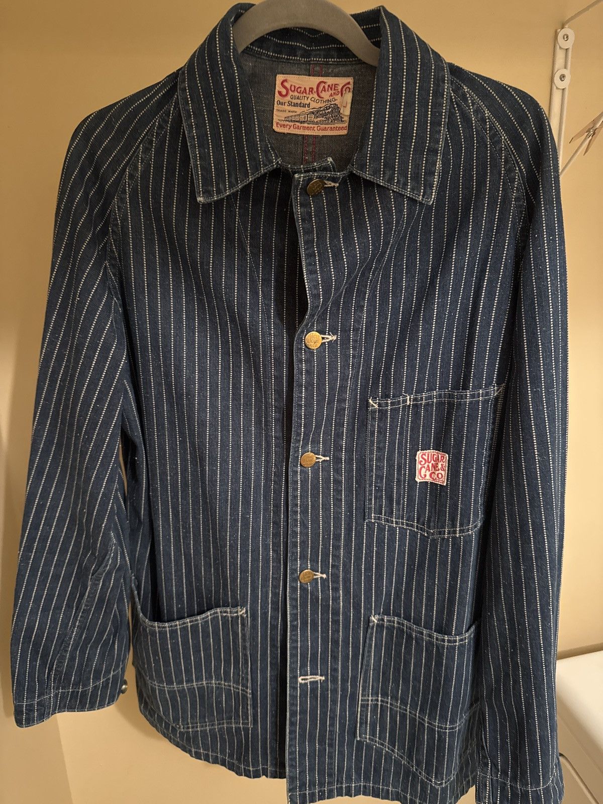 Sugar Cane Amazing Sugar Cane Denim Chore Coat Size US L / EU 52-54 / 3 - 1 Thumbnail