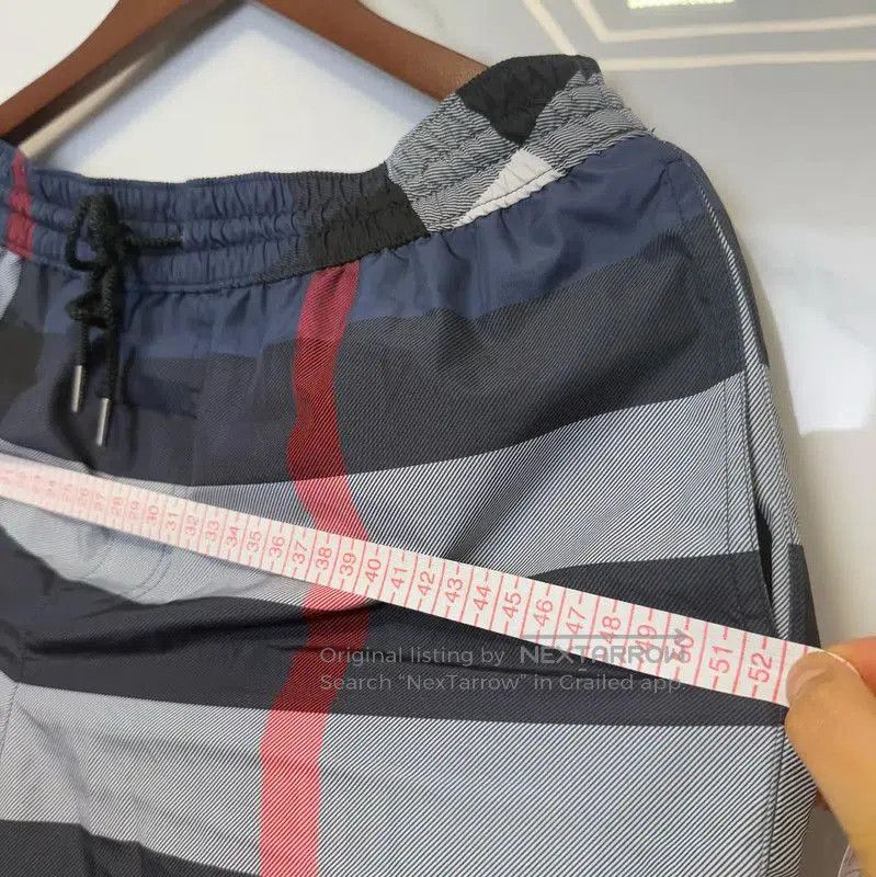 Burberry Burberry Men's Summer Blue Checkered Shorts. Size US 32 / EU 48 - 3 Thumbnail
