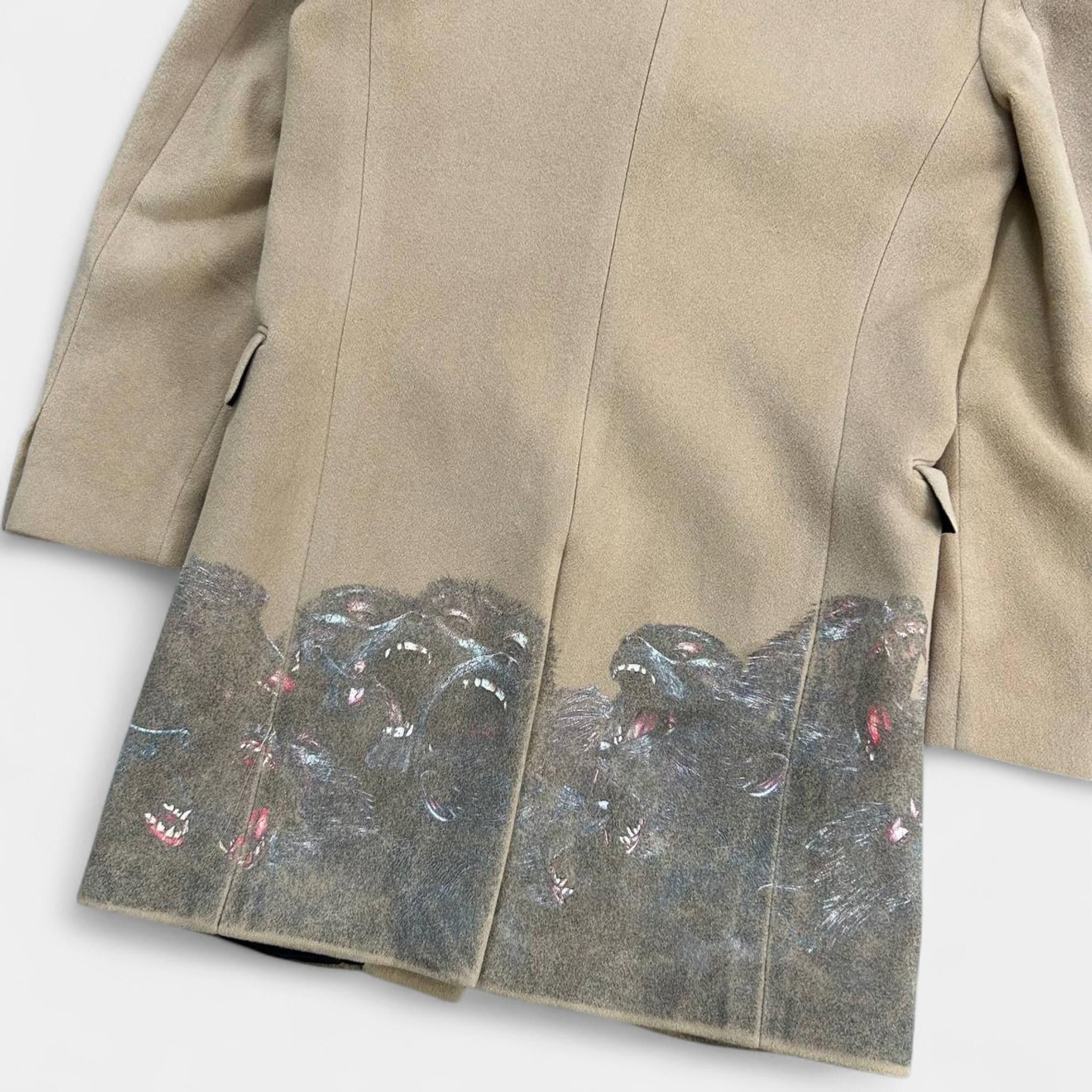 Givenchy Givenchy FW16 Screaming Monkeys Woven Coat Size US M / EU 48-50 / 2 - 6 Thumbnail