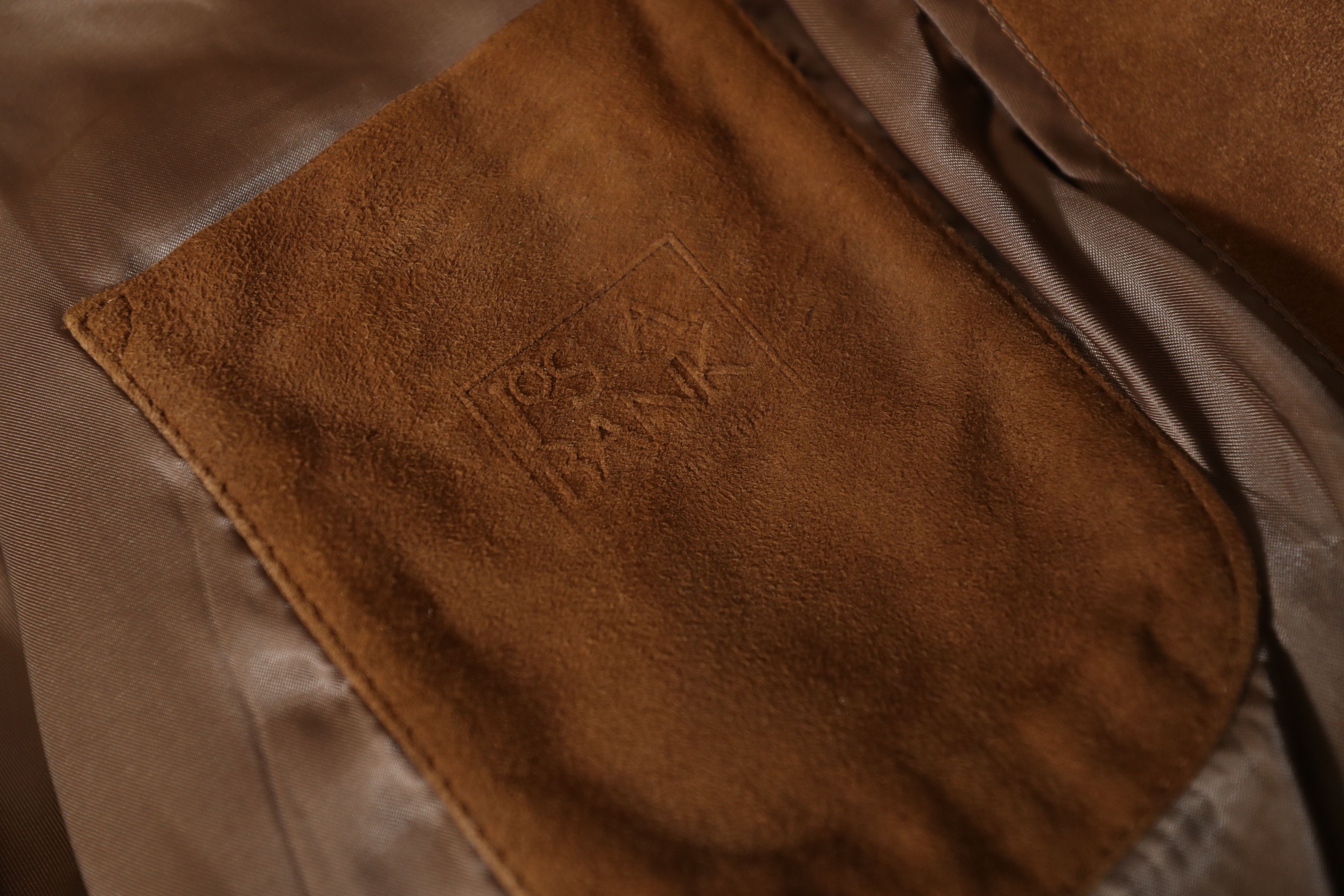 Jos. A. Bank Jos A Bank Brown Suede Leather Vintage Jacket (XL) Size US XL / EU 56 / 4 - 13 Thumbnail