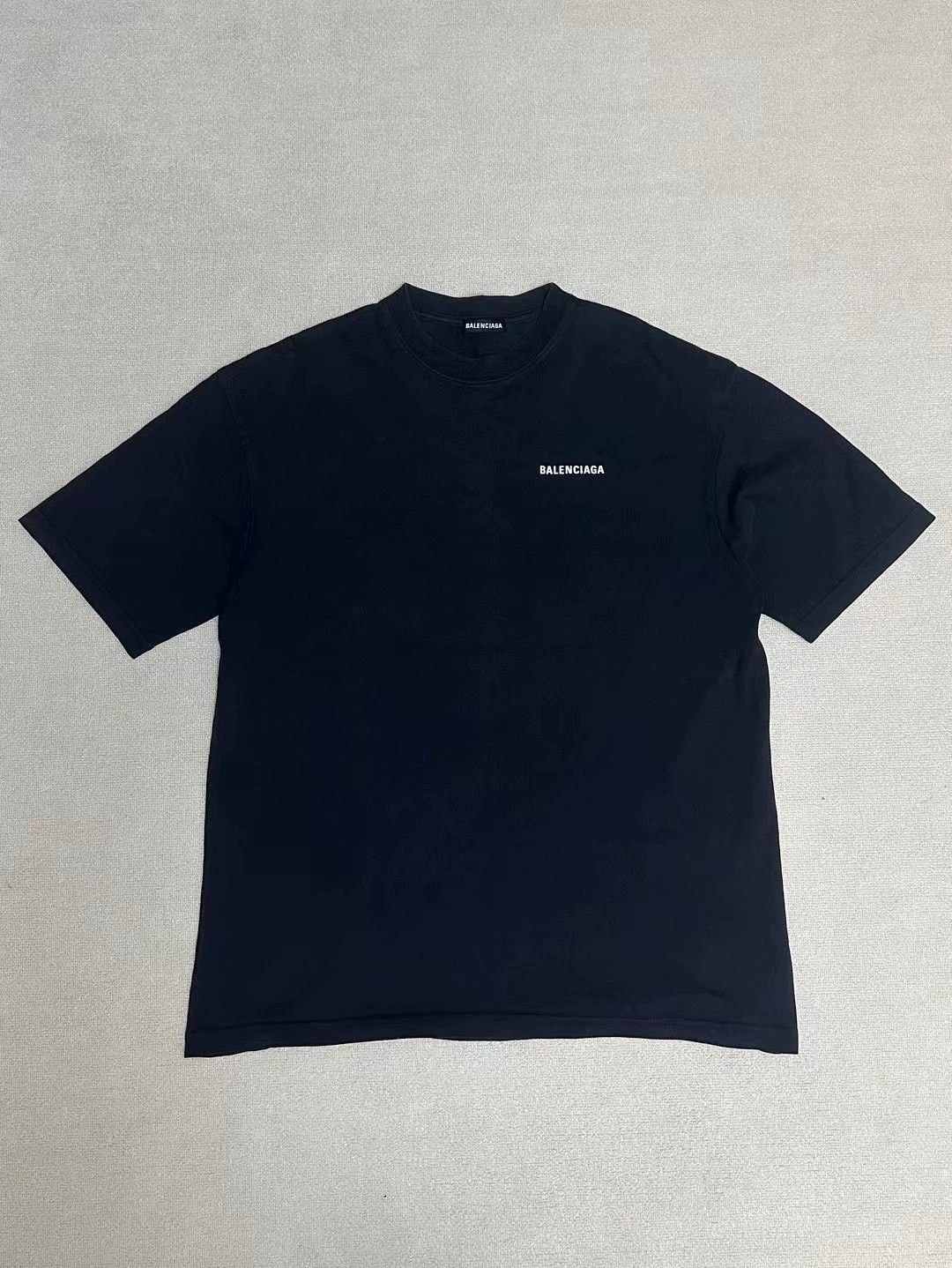 Balenciaga Balenciaga logo washed short sleeves in front and back Size US M / EU 48-50 / 2 - 2 Thumbnail