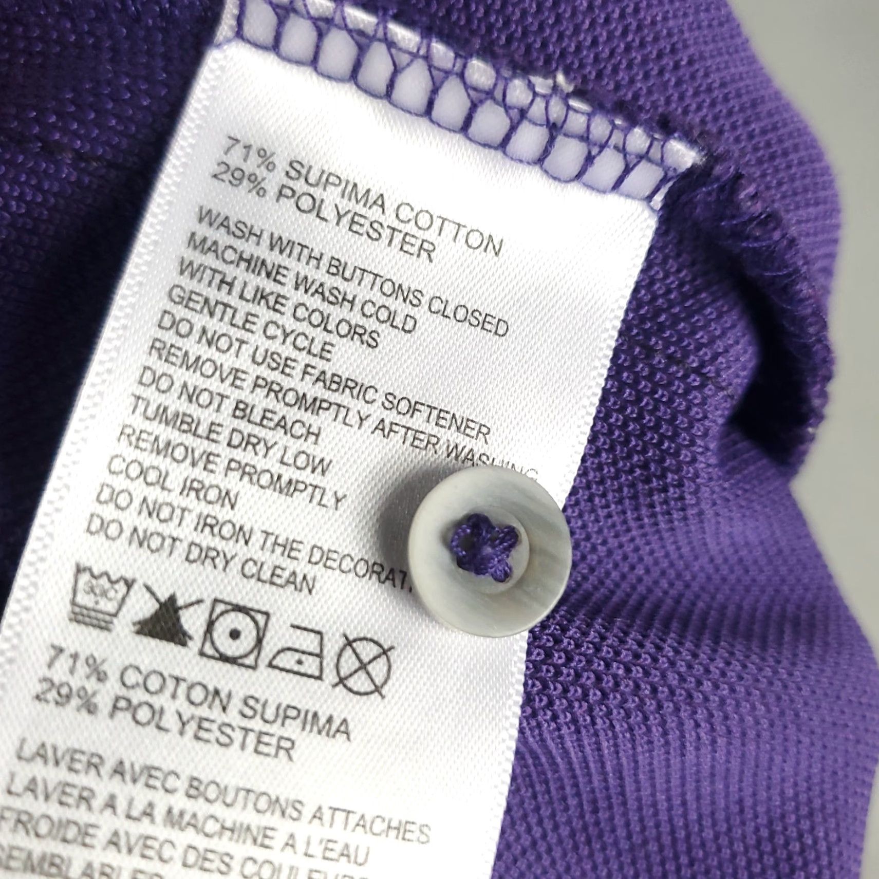 Tommy Bahama Tommy Bahama Polo Shirt Mens L Purple Golf Casual Short Sleeve Shirt Size US L / EU 52-54 / 3 - 6 Thumbnail