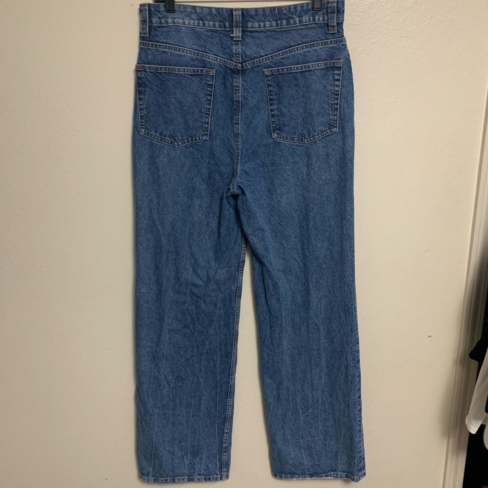 Asos Asos Tall Wide Leg Baggy Jeans Mens Size 30 x 36 Size US 30 / EU 46 - 4 Thumbnail