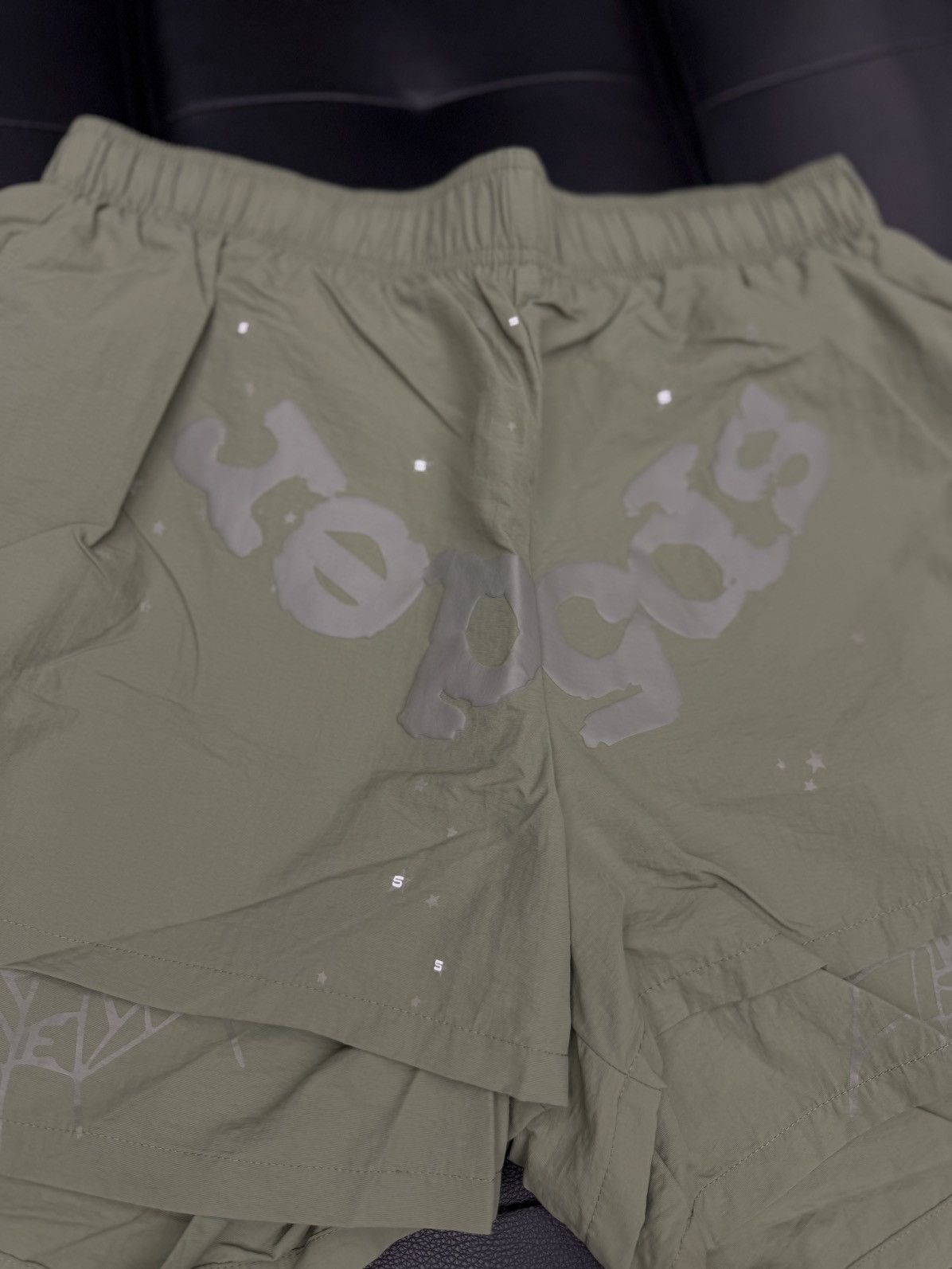 Sp5der Sp5der Double Layer WEB Shorts Size L (NEW) Green Size US 33 - 6 Thumbnail
