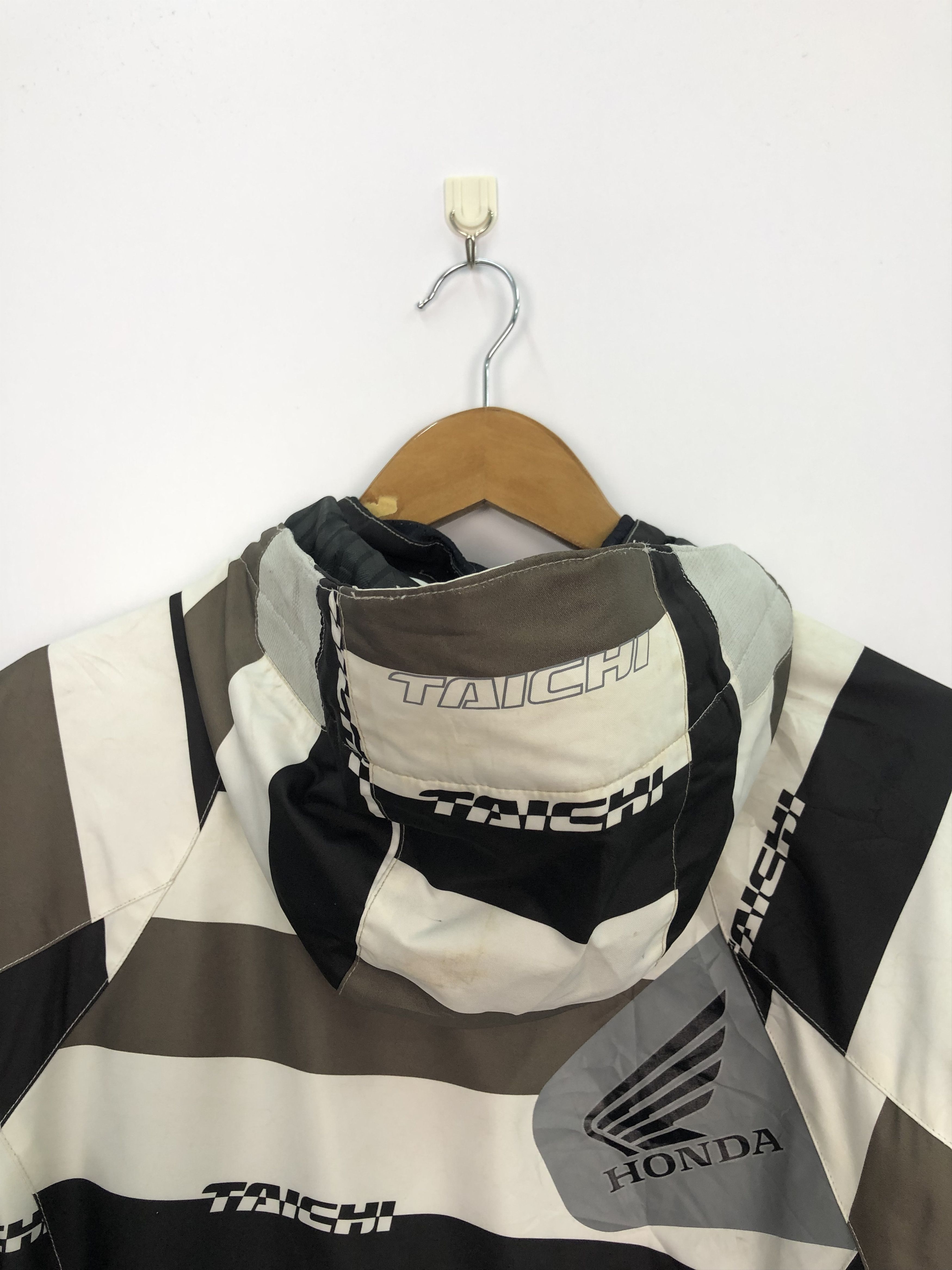 Honda Vintage 90s Honda Racing Striped Jacket J0176 Size US L / EU 52-54 / 3 - 4 Thumbnail