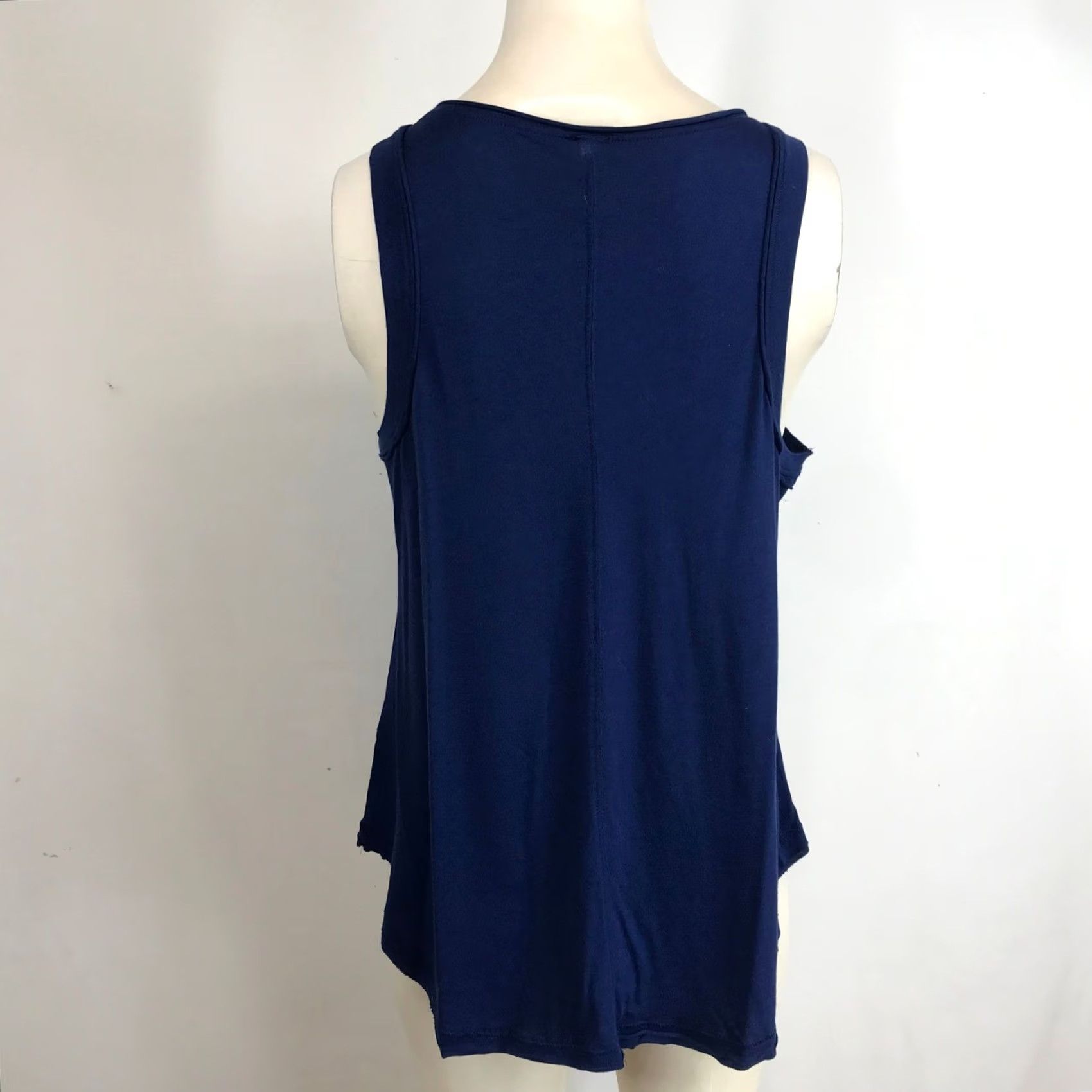 Vintage We The Free Racerback Tank Top - Womens Size Small Navy Blue Cotton Modal Blend Size M / US 6-8 / IT 42-44 - 5 Thumbnail