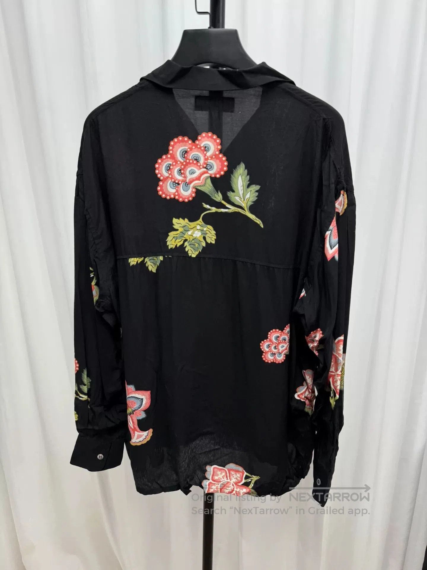 Yohji Yamamoto Yohji Yamamoto Y's Floral Shirt. Size US L / EU 52-54 / 3 - 6 Thumbnail