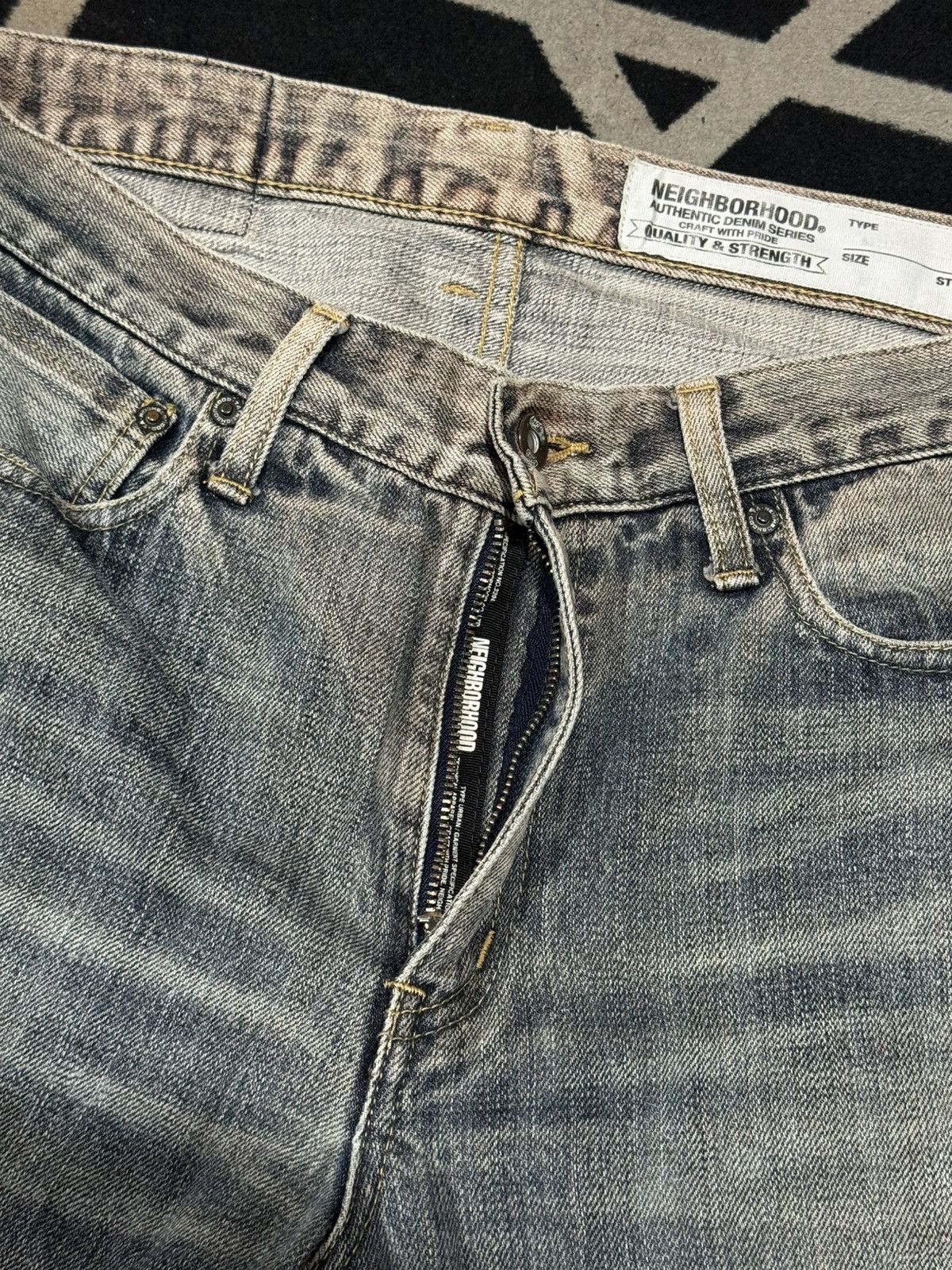 Neighborhood Neighborhood Mudwash Denim Selvedge Size US 30 / EU 46 - 5 Thumbnail